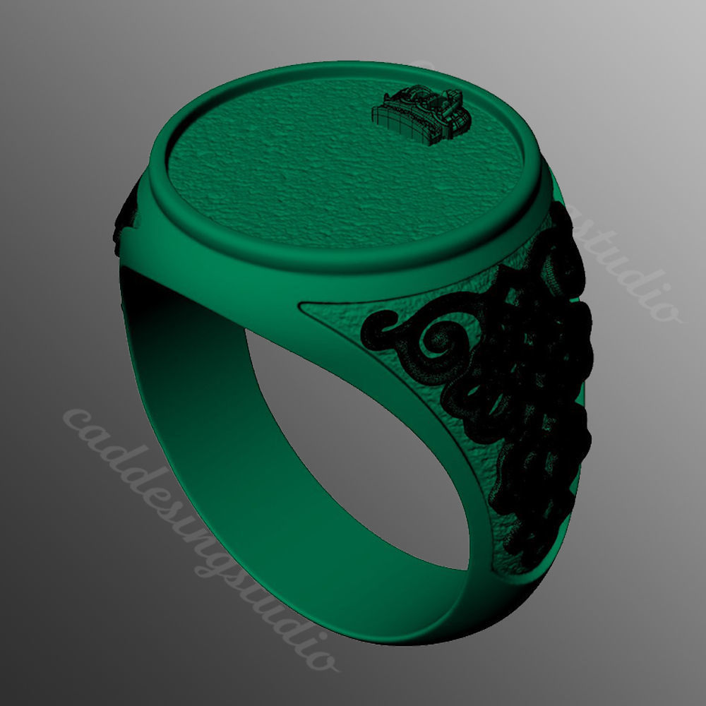 Ring od272 3D print model_2