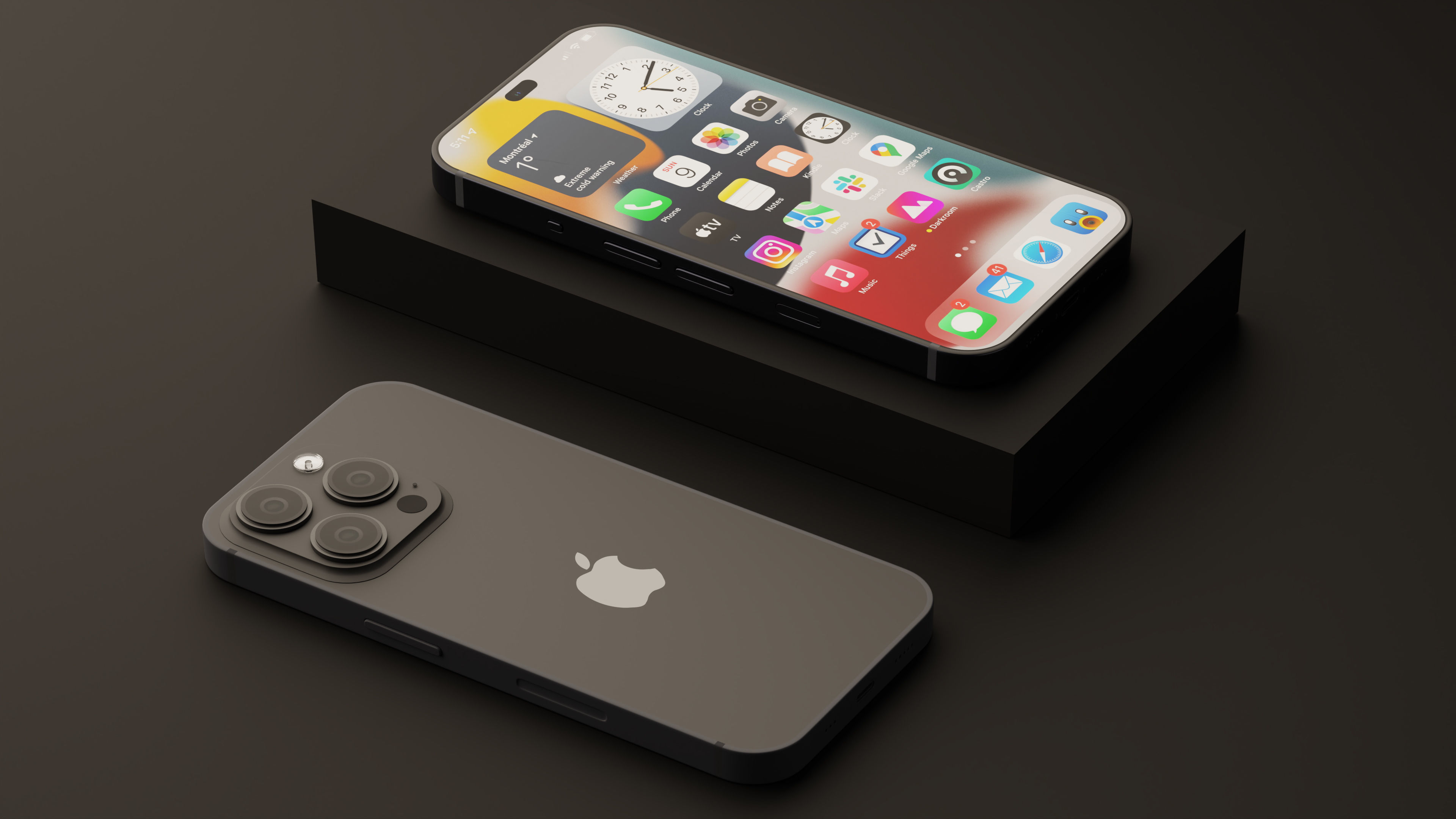 iphone in box Low-poly 3D model_2
