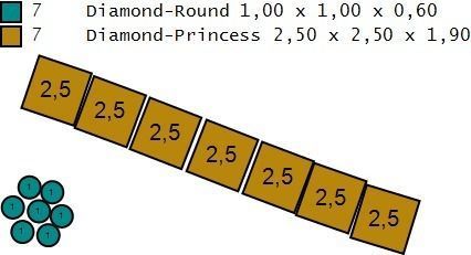 Band with square dimond stones 3D print model_24