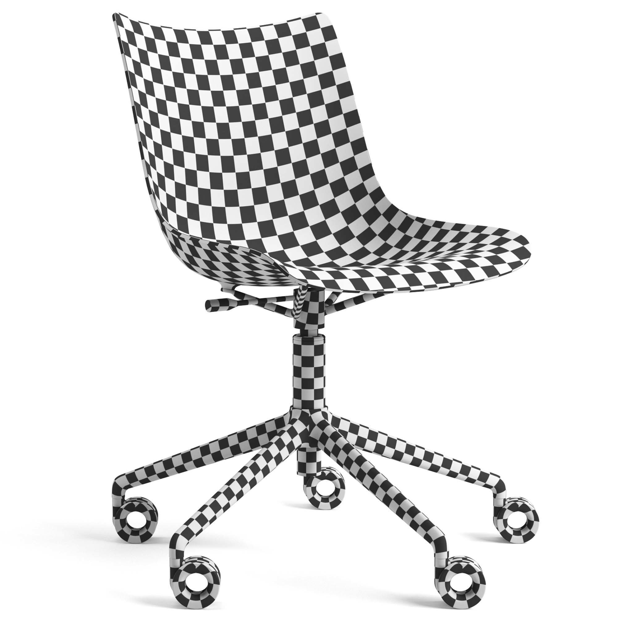 Kartell P Wood Chair 3D model_5