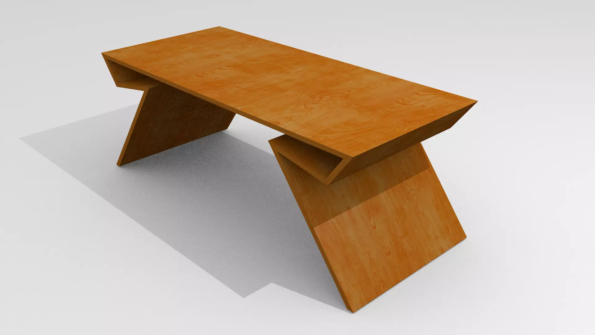 Modern table Free 3D model_0