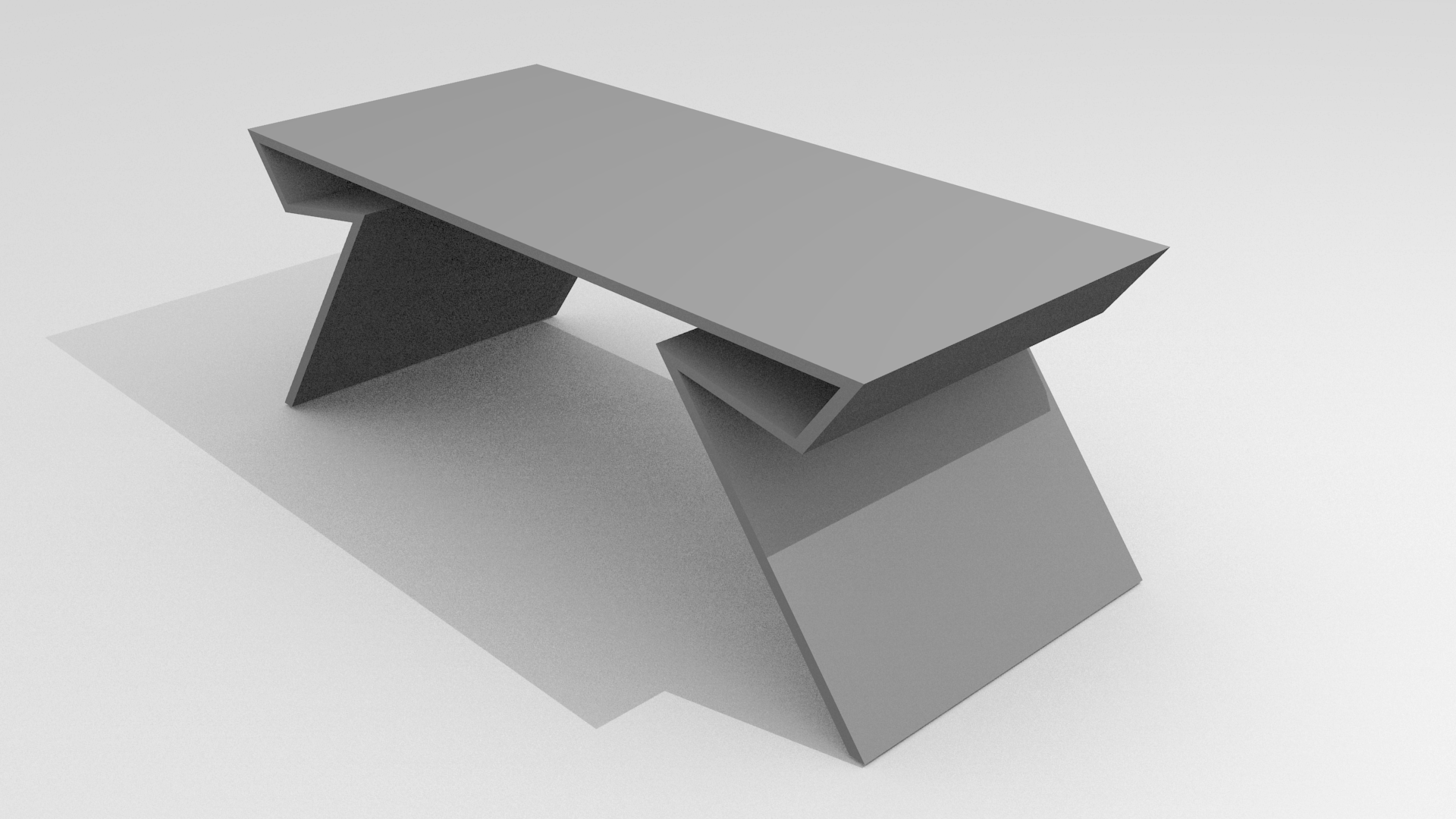 Modern table Free 3D model_1