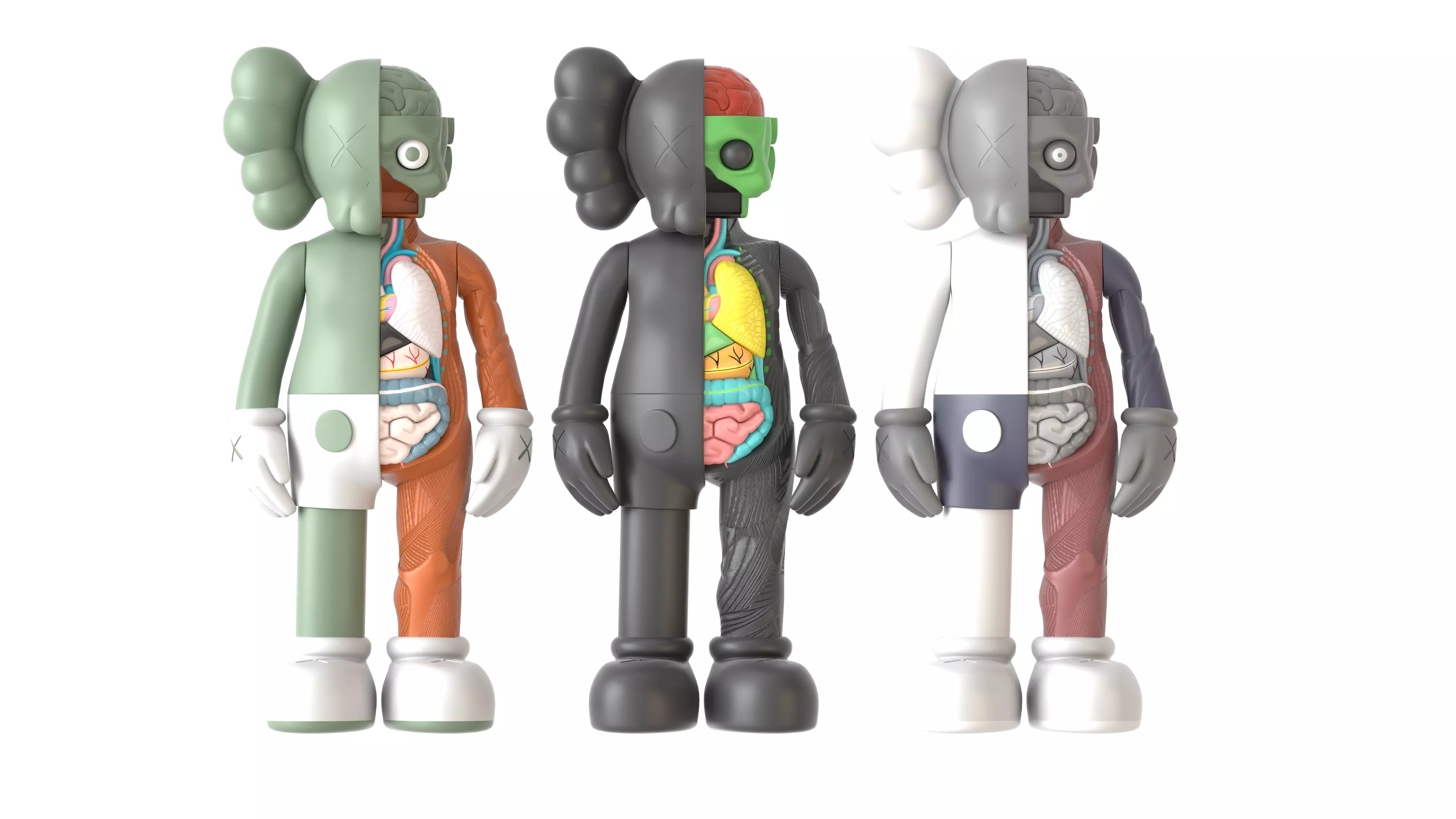 KAWS Flayed Companion 3D model