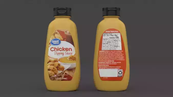 Chicken Dipping Sauce 3D model