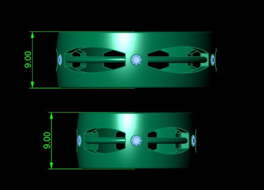 Ring od291 3D print model_7