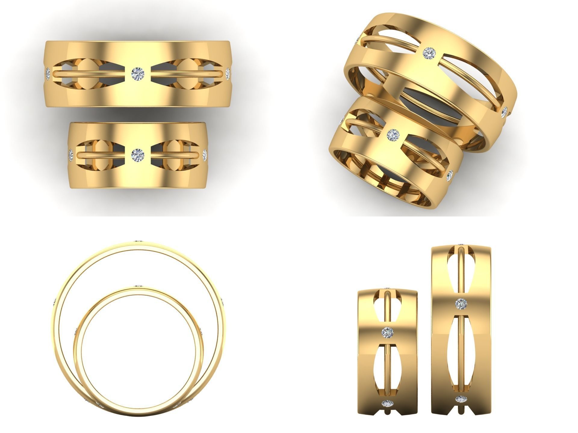 Ring od291 3D print model_3