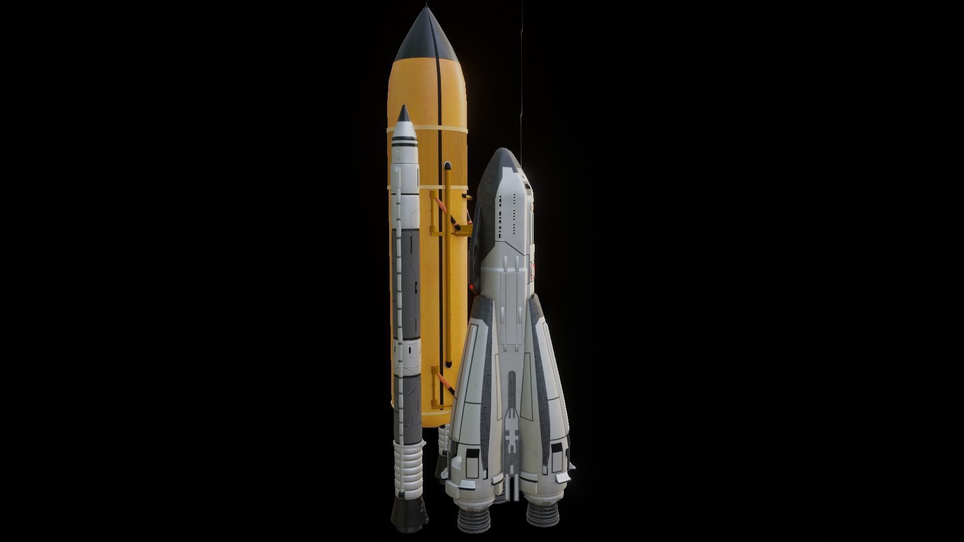 Rocket Launch 3D model_5