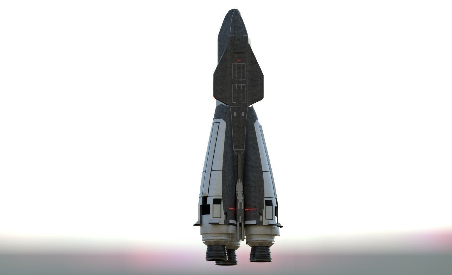 Rocket Launch 3D model_2