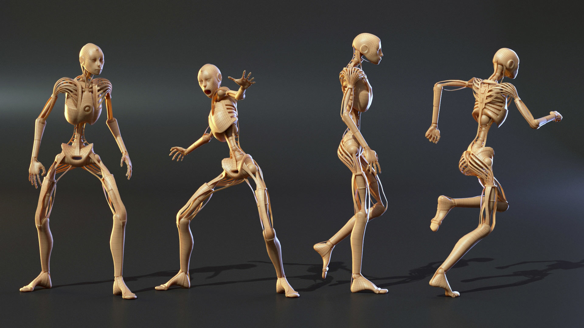 Animated Robot 3D model_3