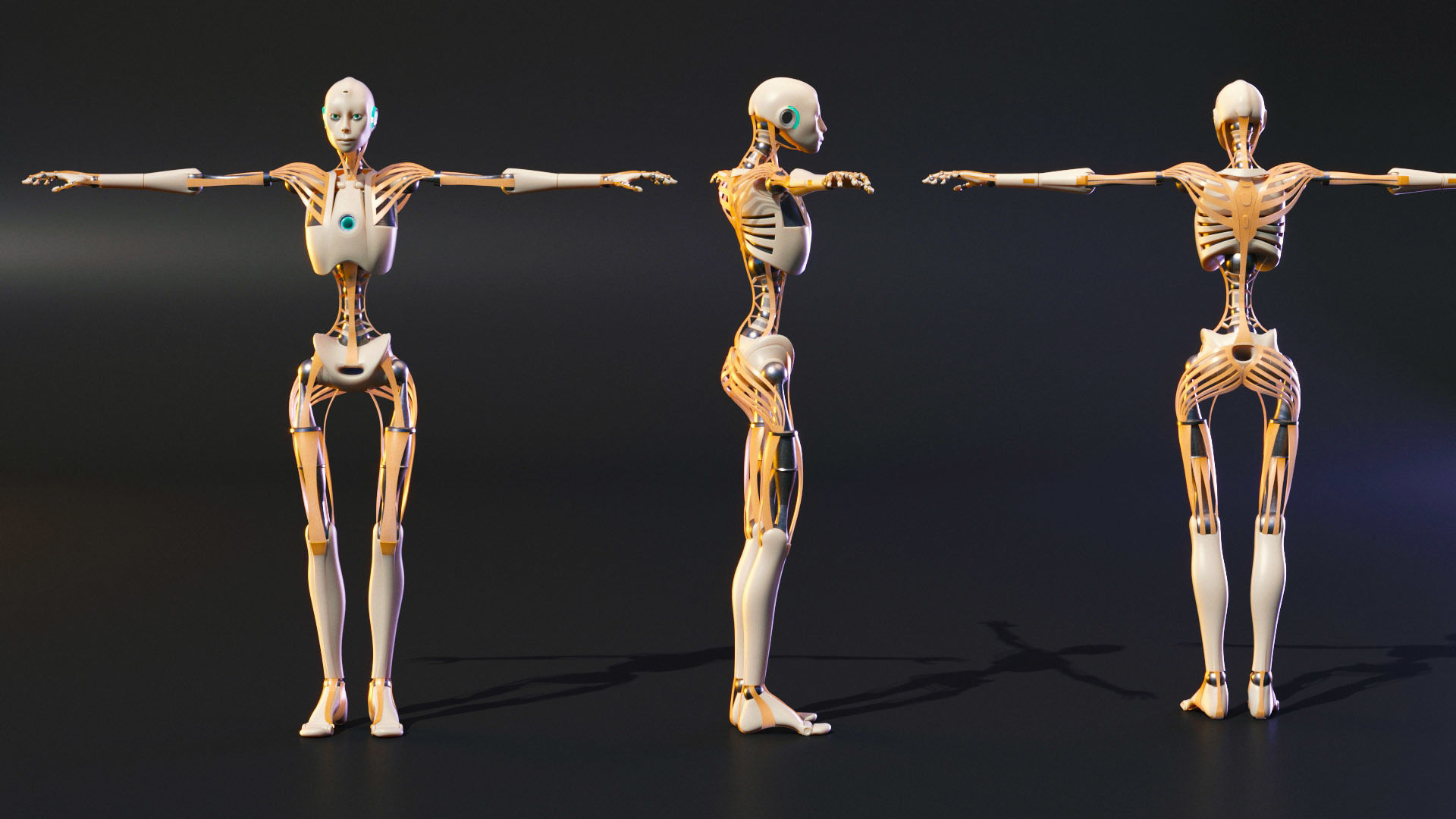Animated Robot 3D model_4