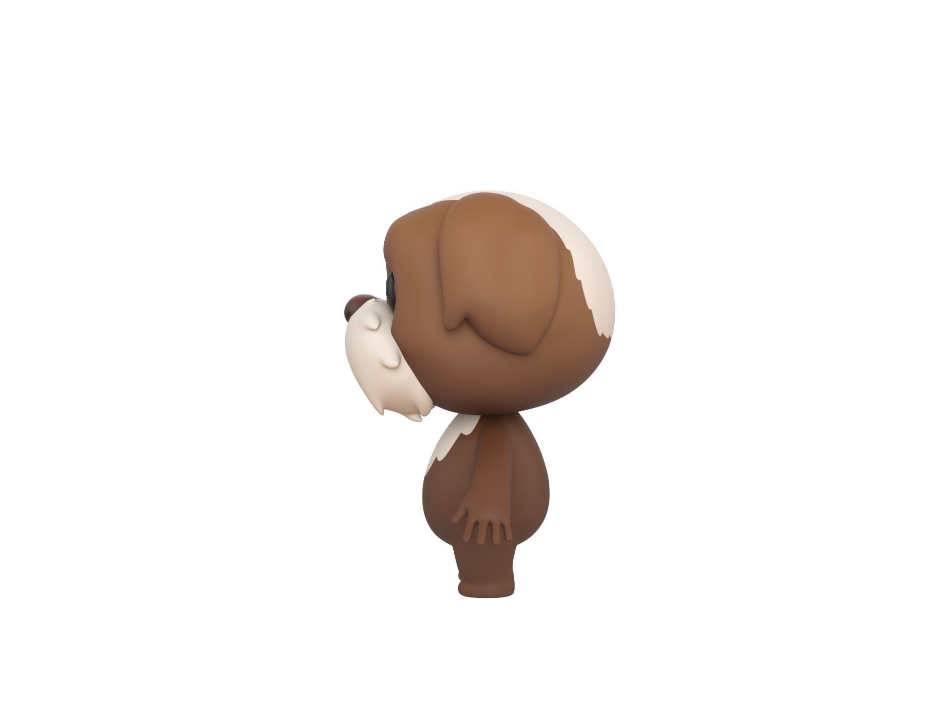 Character199 Shih Tzu Dog 3D model_7