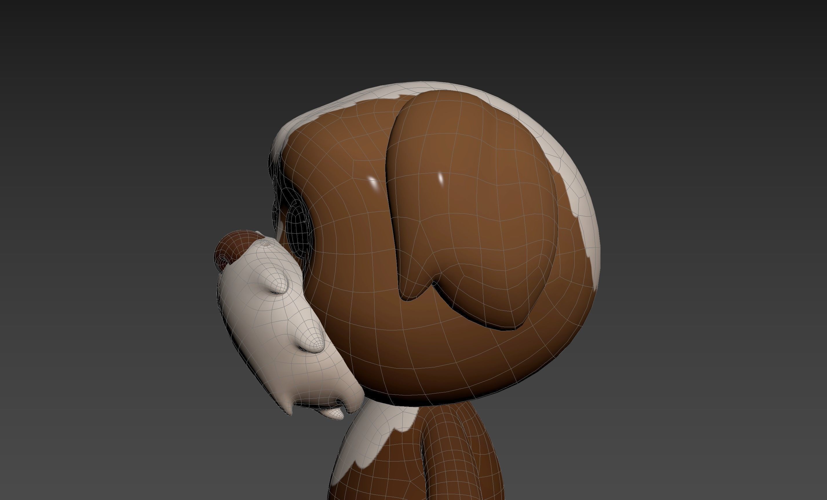 Character199 Shih Tzu Dog 3D model_25