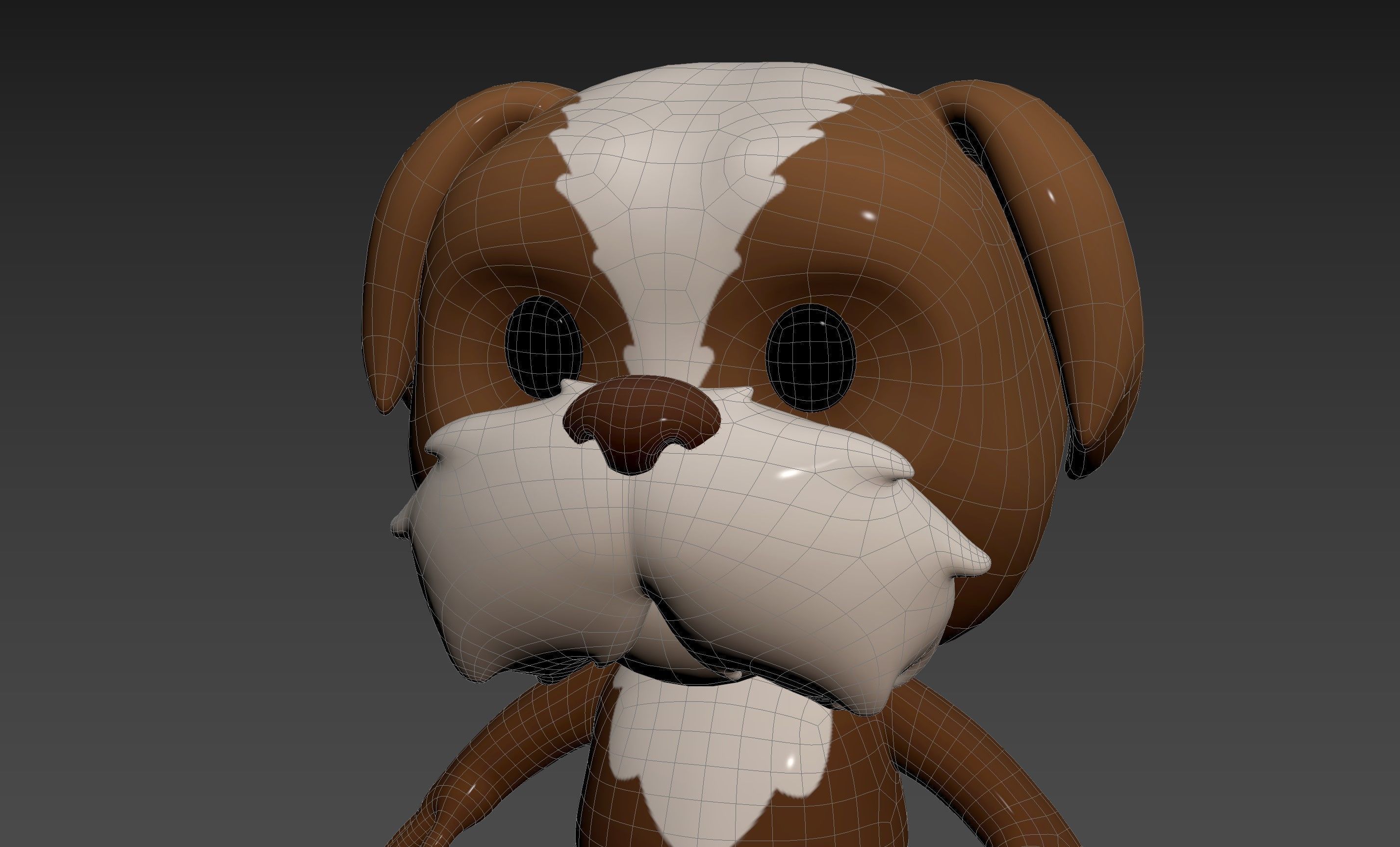 Character199 Shih Tzu Dog 3D model_26