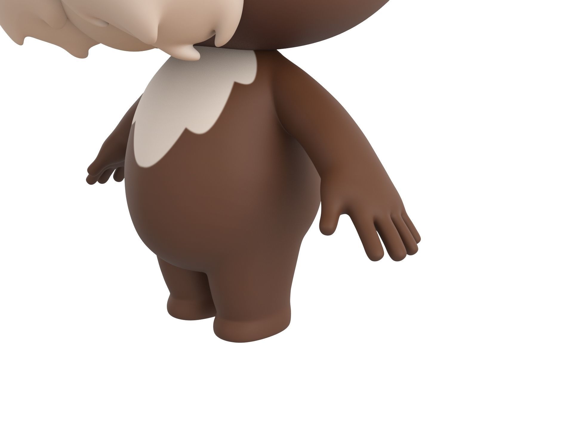 Character199 Shih Tzu Dog 3D model_8