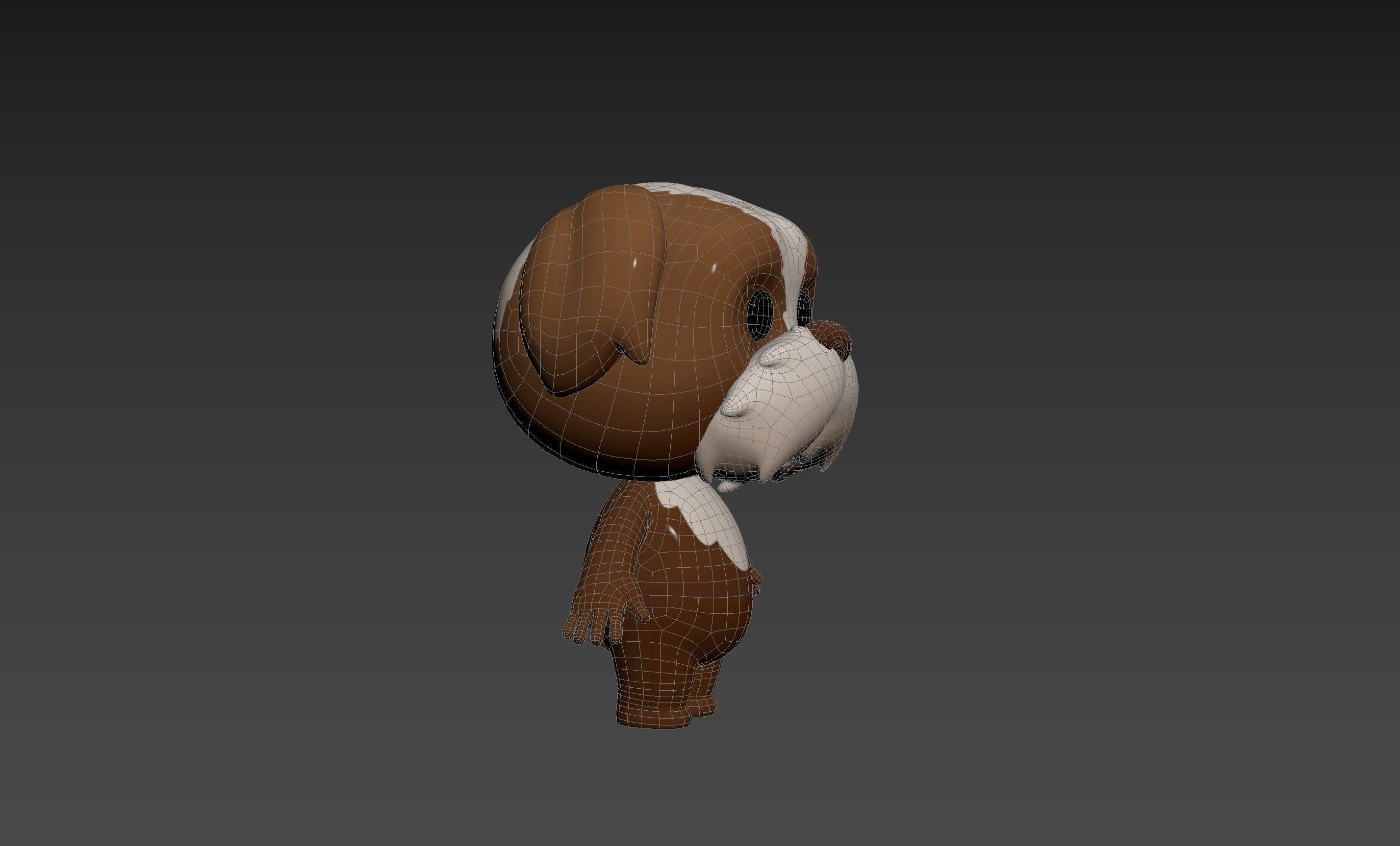 Character199 Shih Tzu Dog 3D model_15