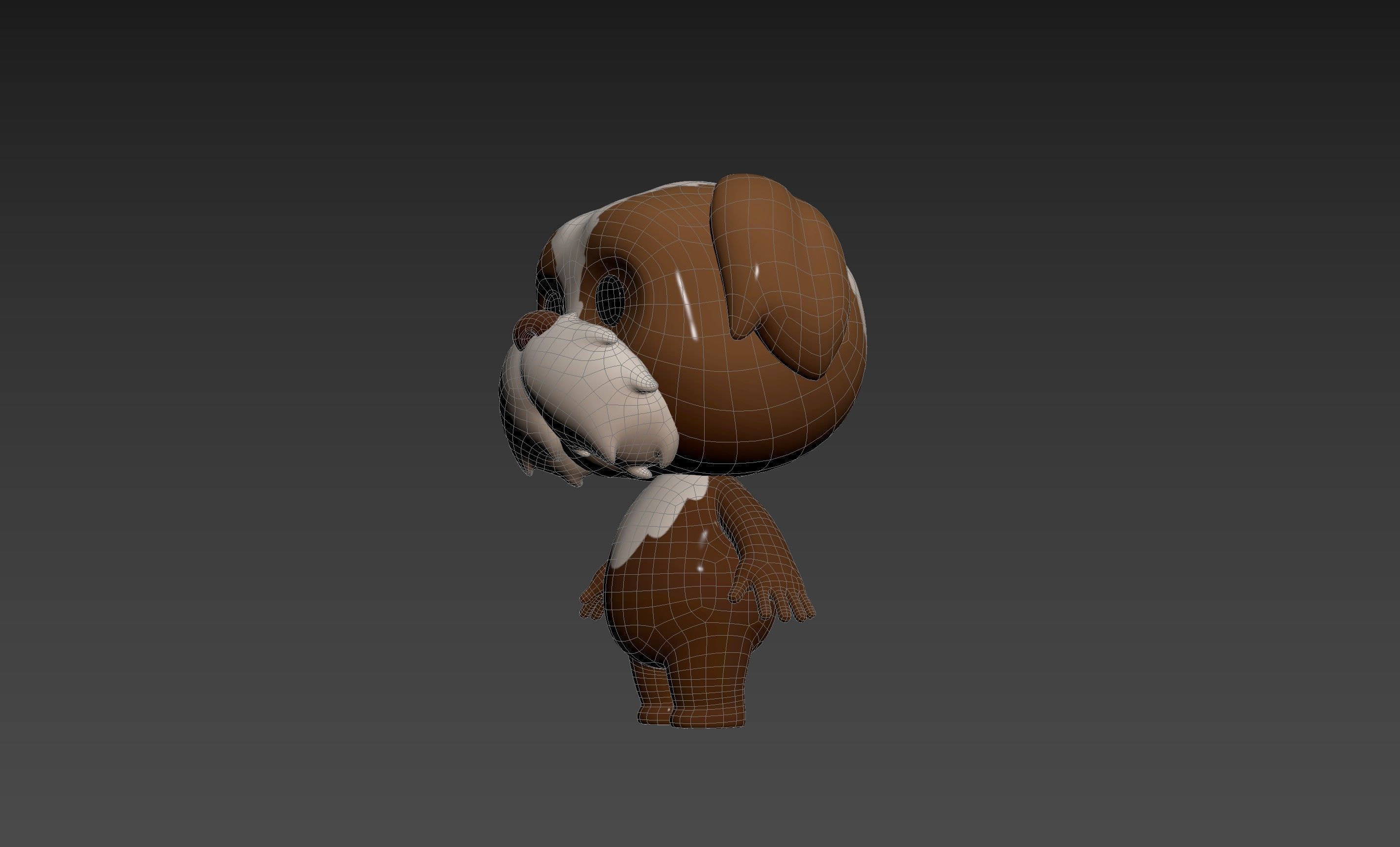 Character199 Shih Tzu Dog 3D model_23