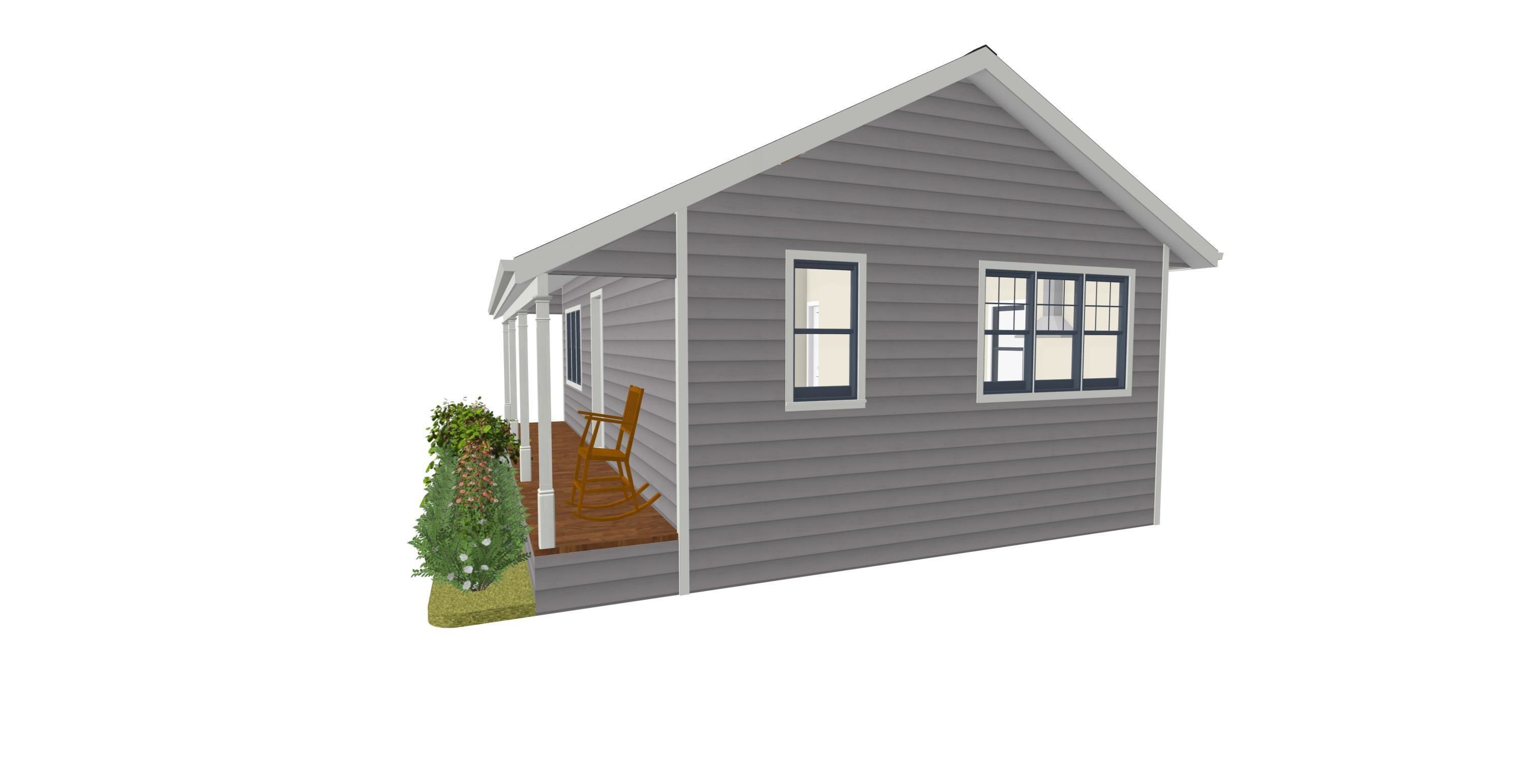 Tinny house Number-02 3D model_6