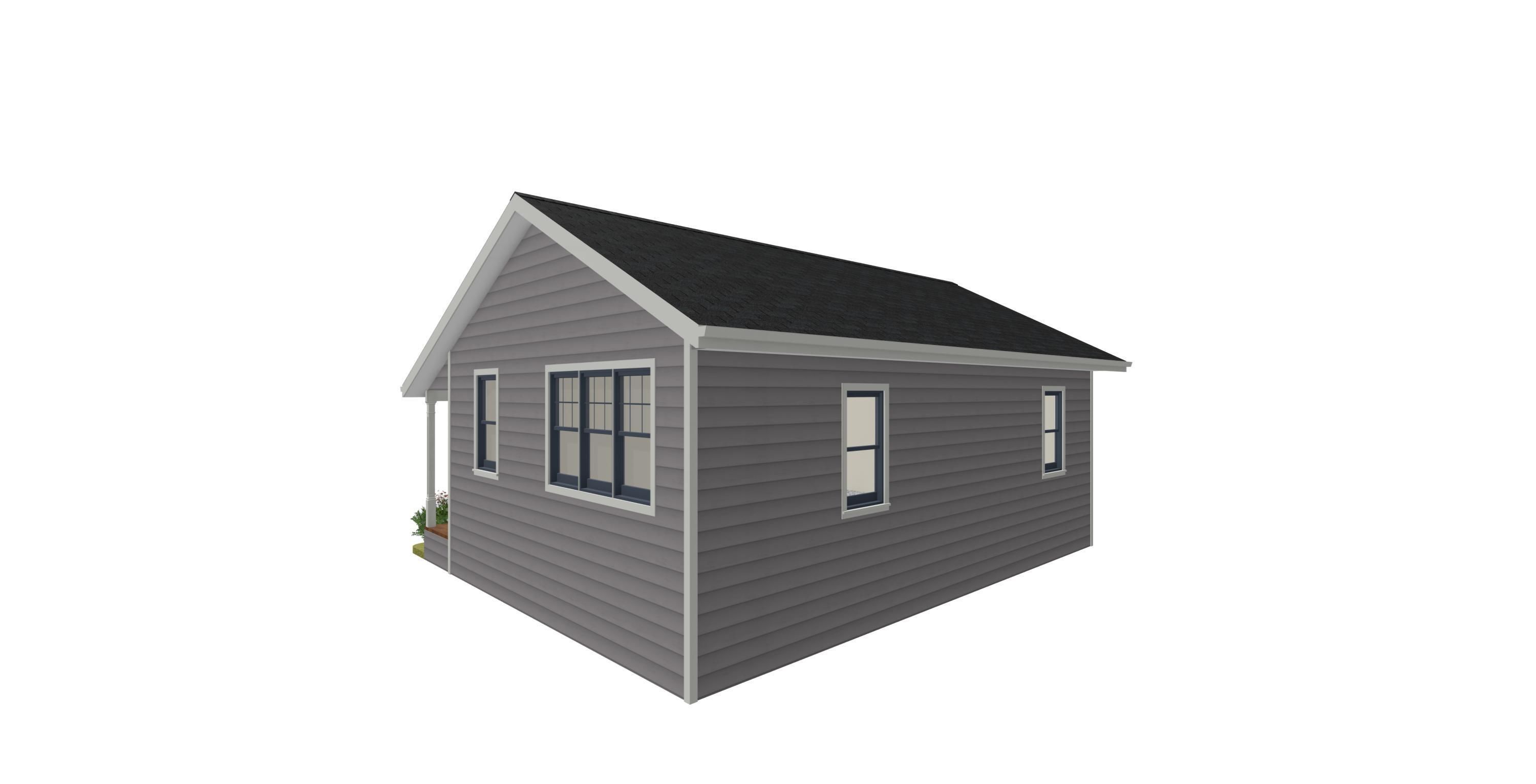 Tinny house Number-02 3D model_8