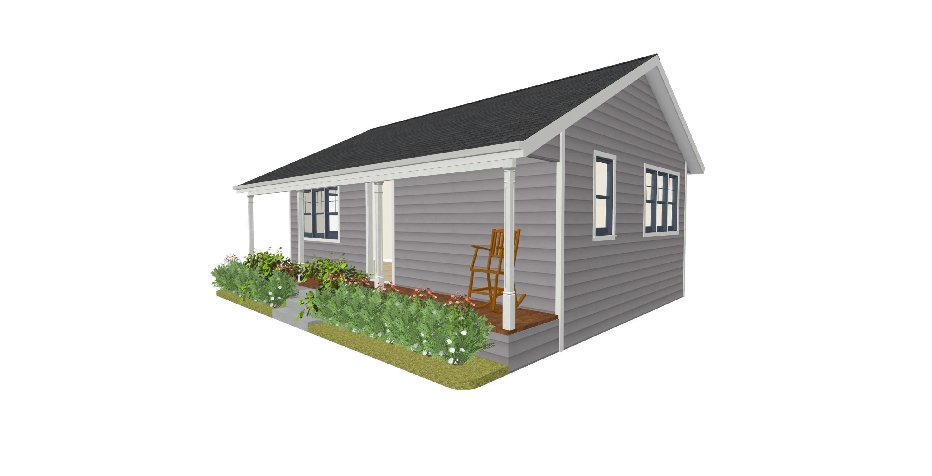 Tinny house Number-02 3D model_5