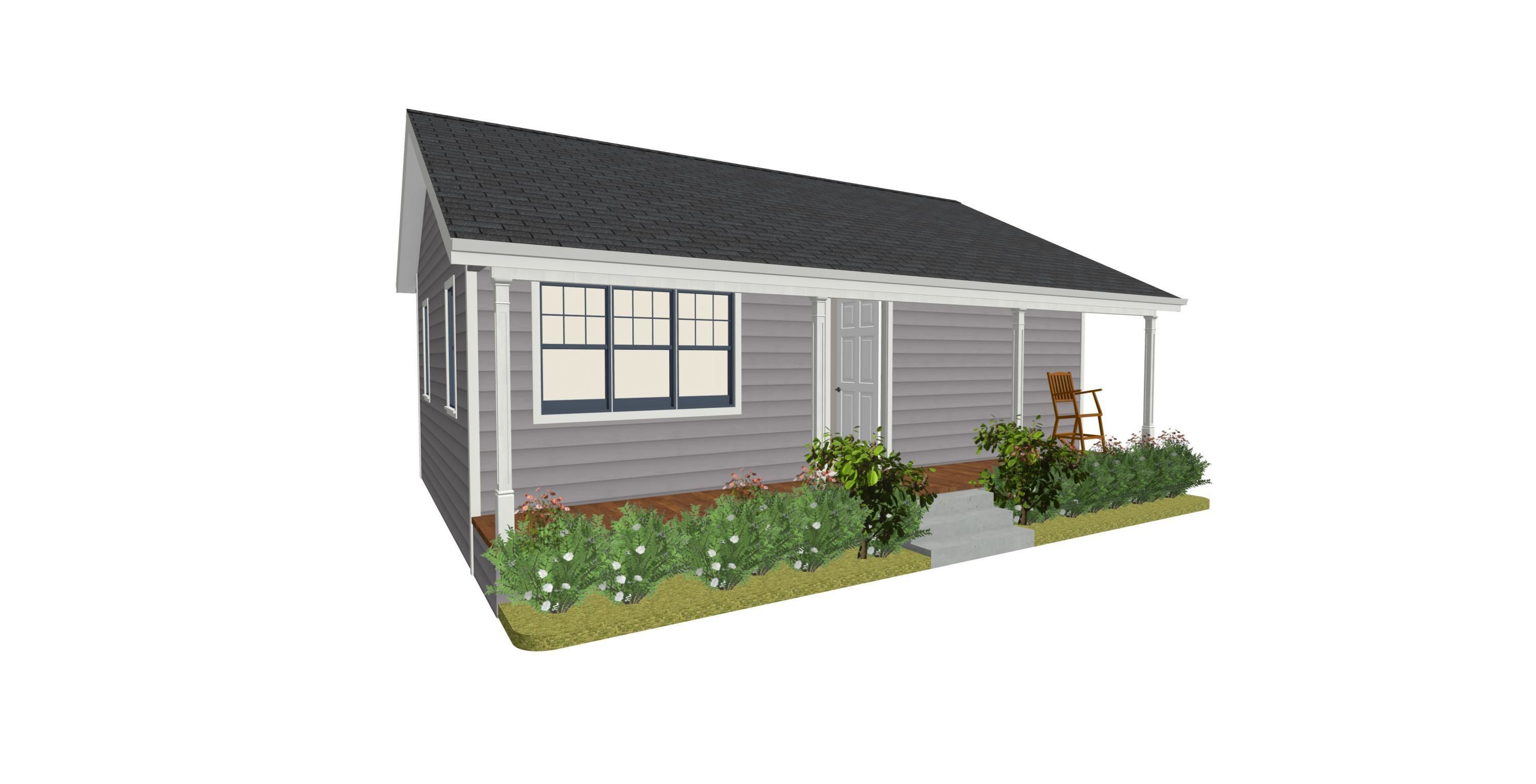 Tinny house Number-02 3D model_3