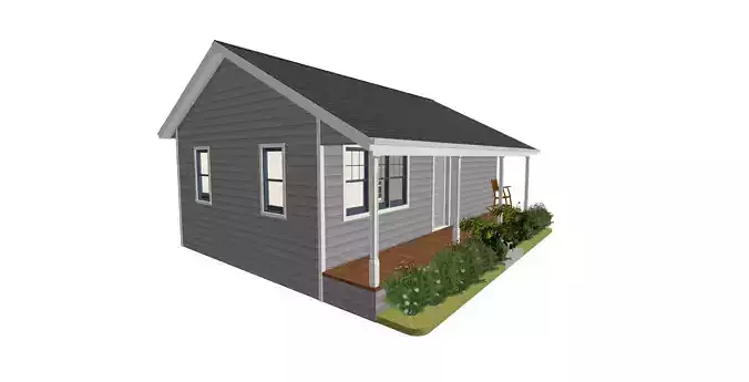Tinny house Number-02 3D model