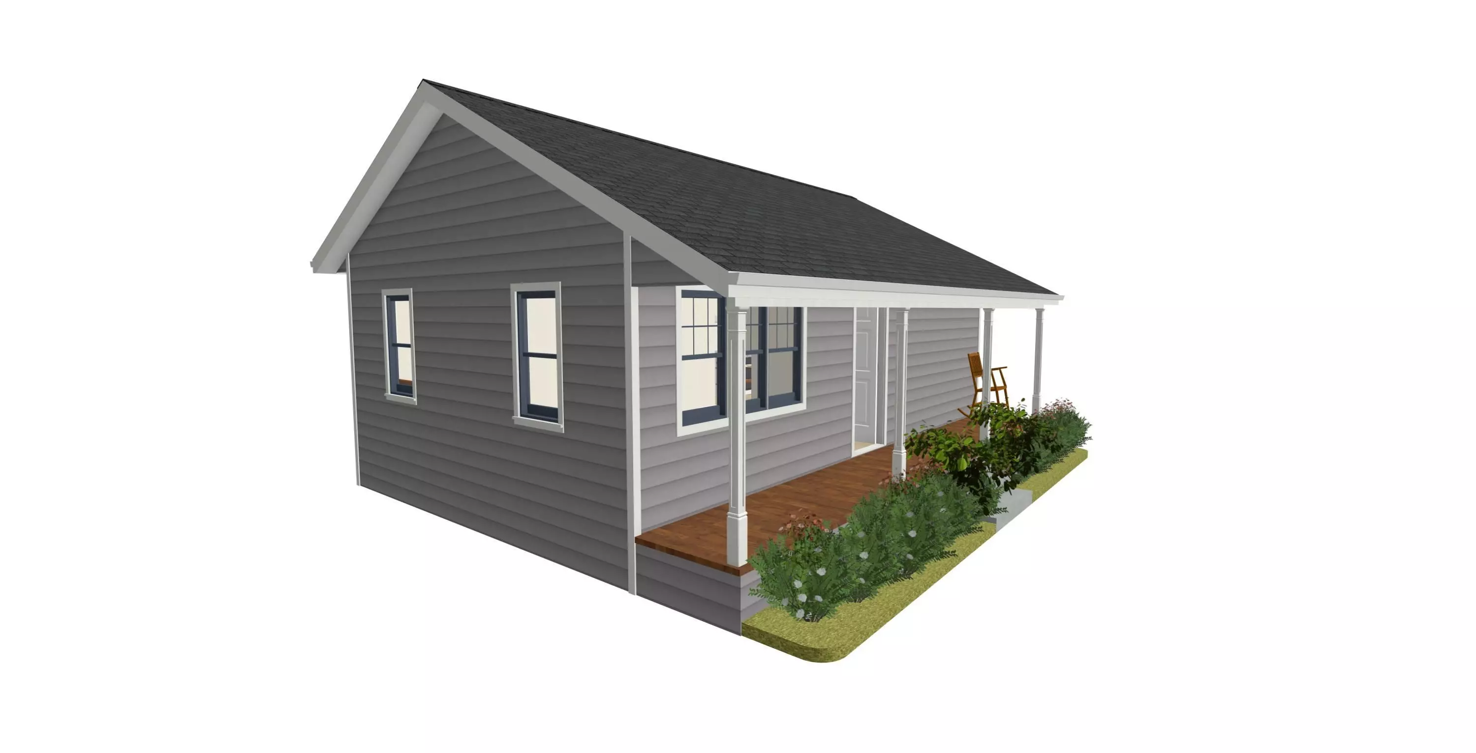 Tinny house Number-02 3D model_0