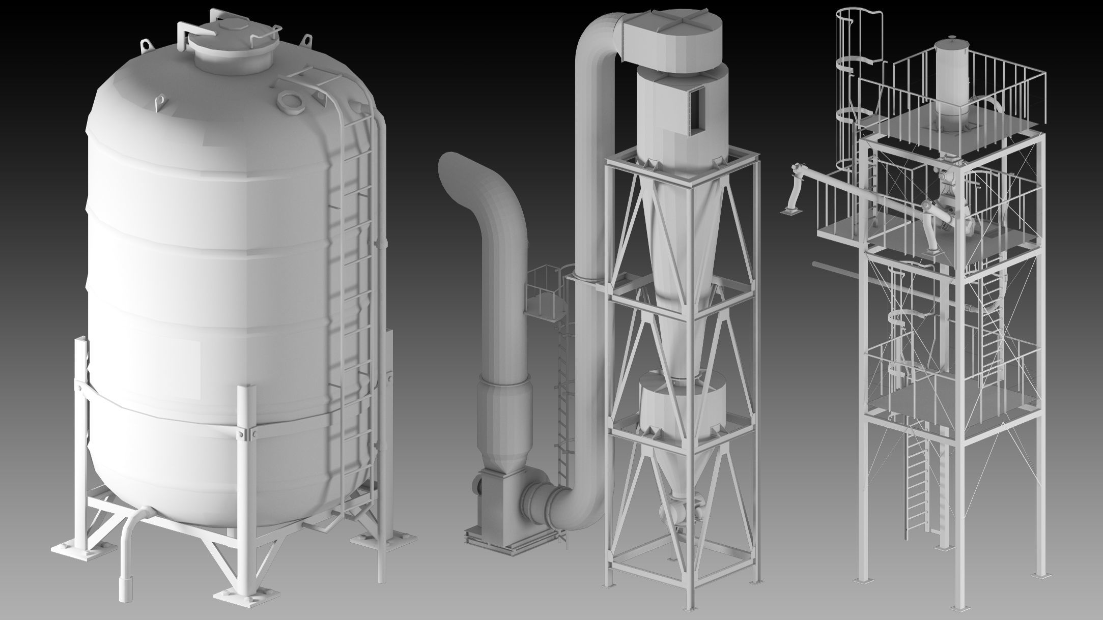 16 Factory Props-High detail 3d models- Vol 05 3D model_8