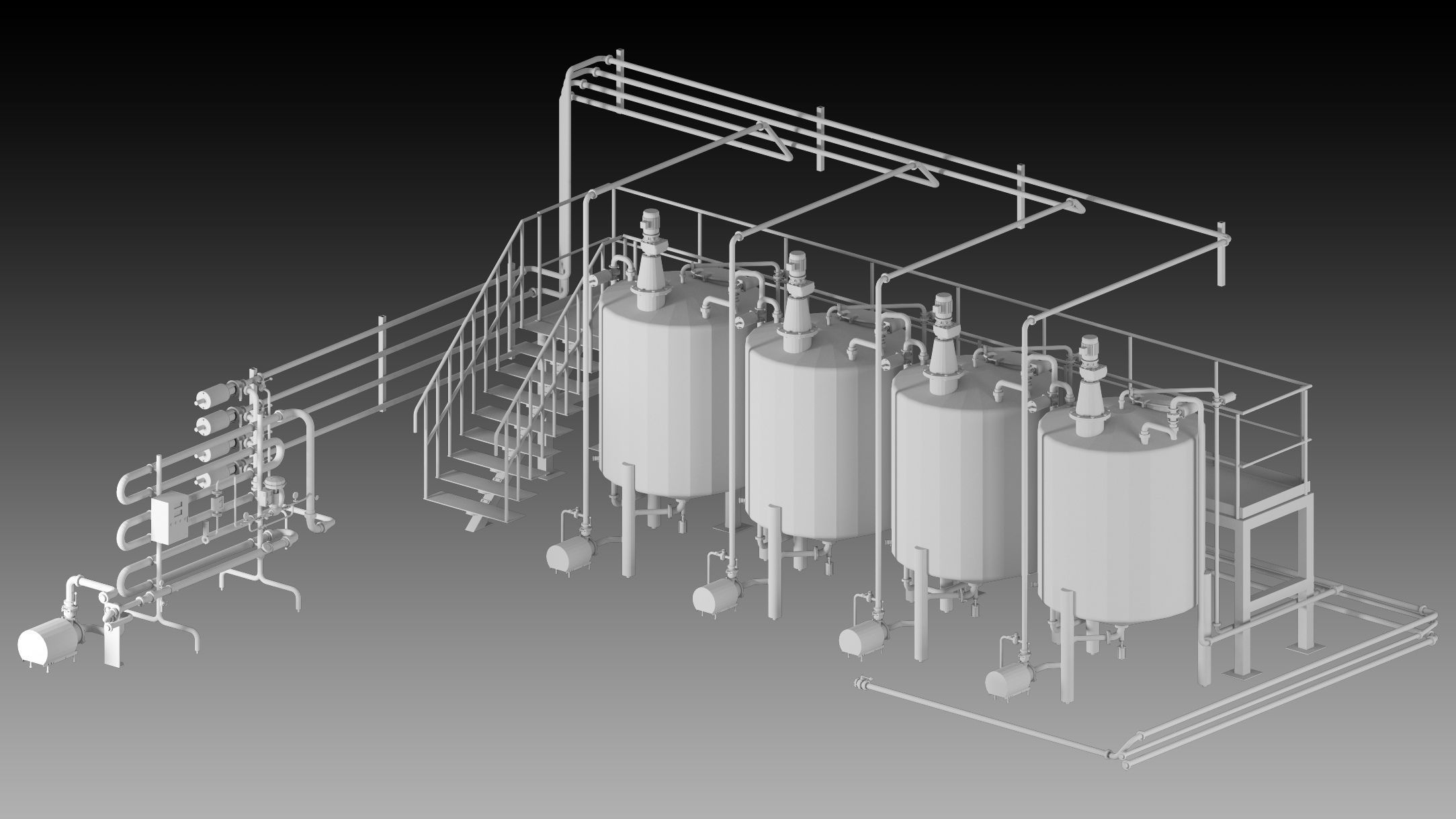 16 Factory Props-High detail 3d models- Vol 05 3D model_12