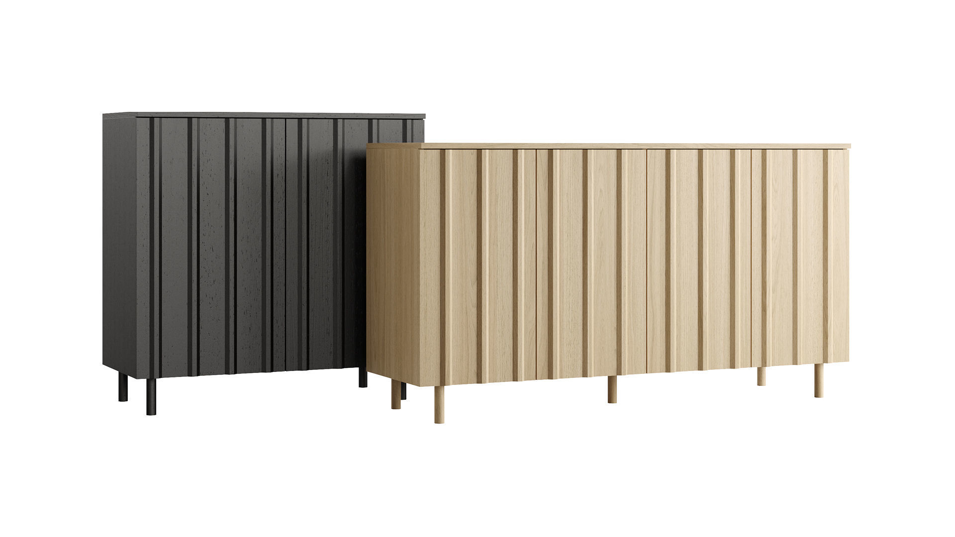 RIB Sideboard and Cabinet by Normann Copenhagen 3D model_1