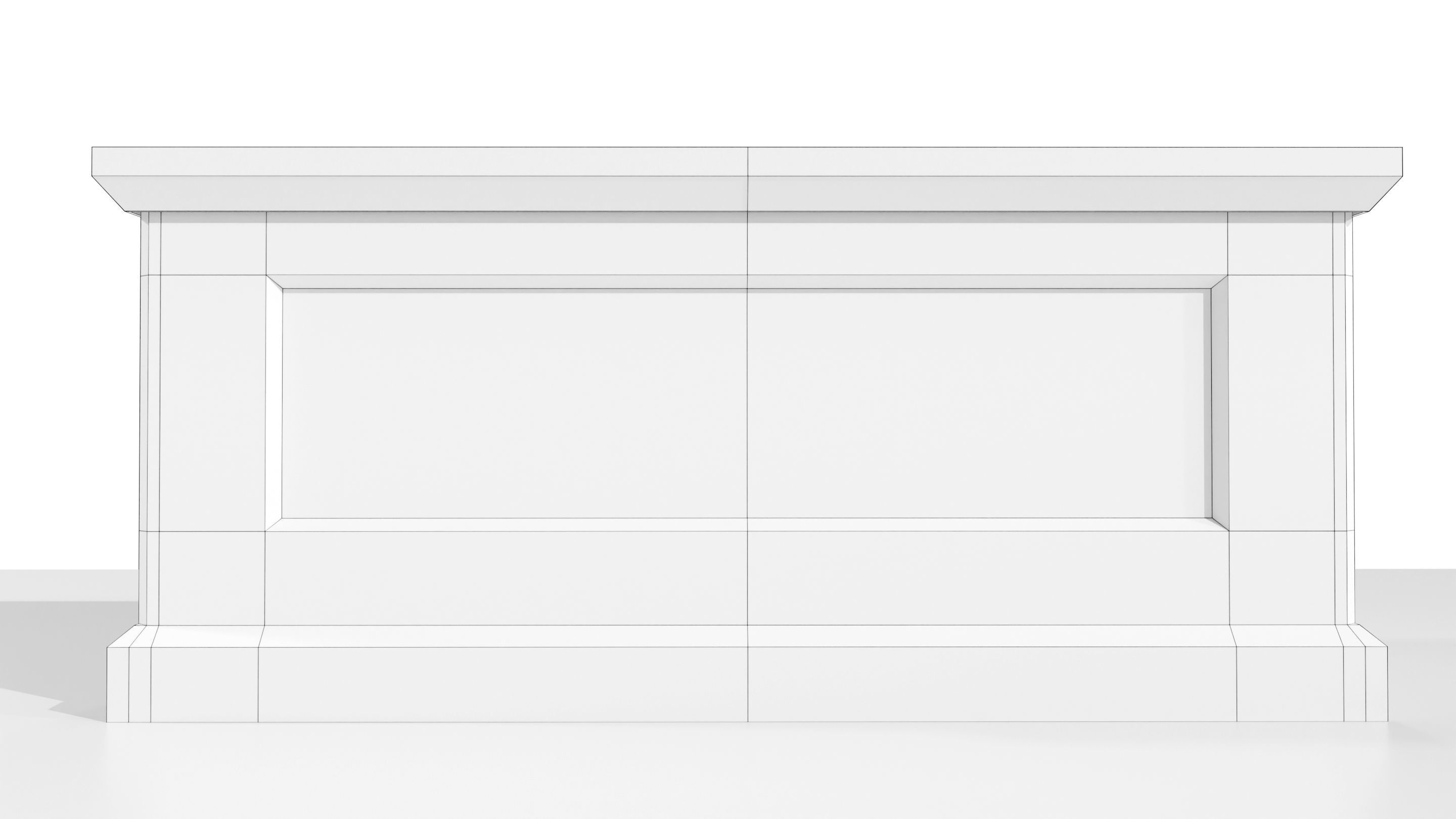 Wooden Chest 3D model_28