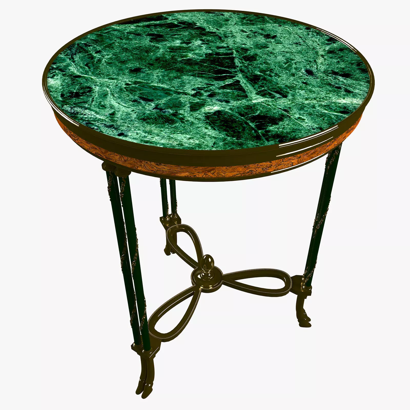 Classic coffee table 3D model_0