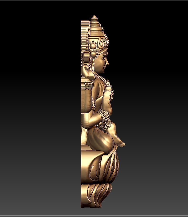 LAKSHMI PENDENT 3D print model_3