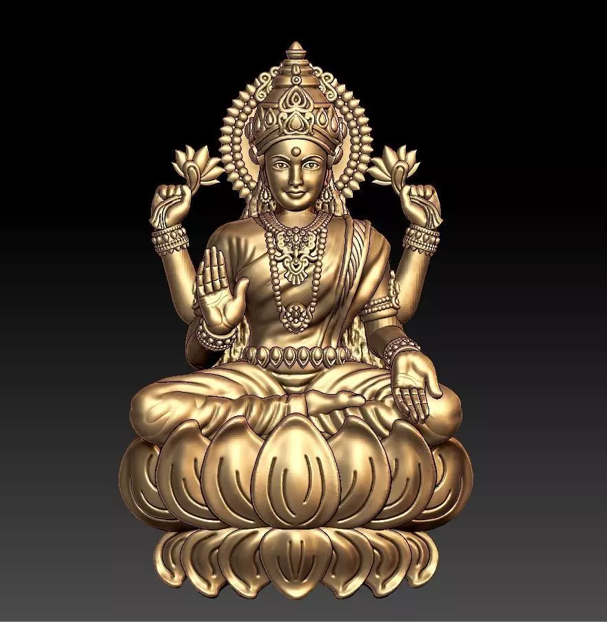 LAKSHMI PENDENT 3D print model_0