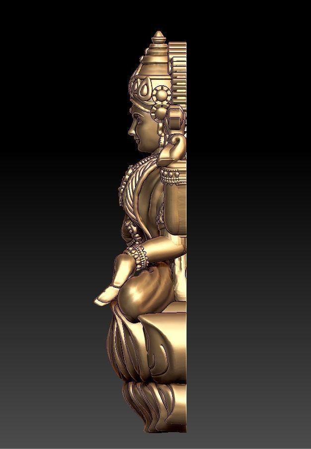 LAKSHMI PENDENT 3D print model_1