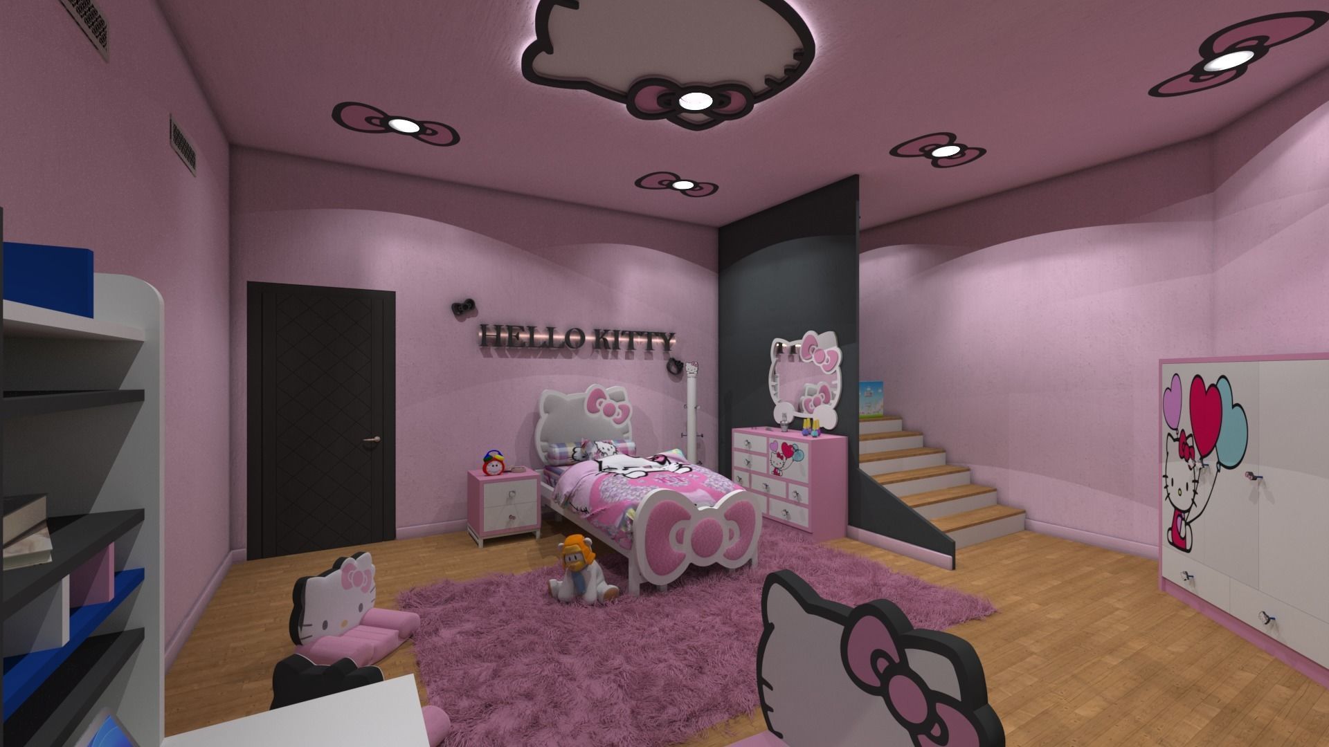 Pink Bedroom Hello Kitty