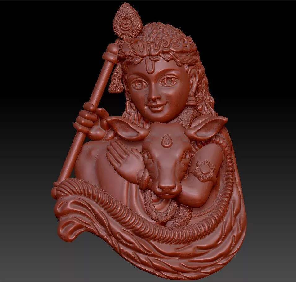 KRISHNA PENDENT 3D print model
