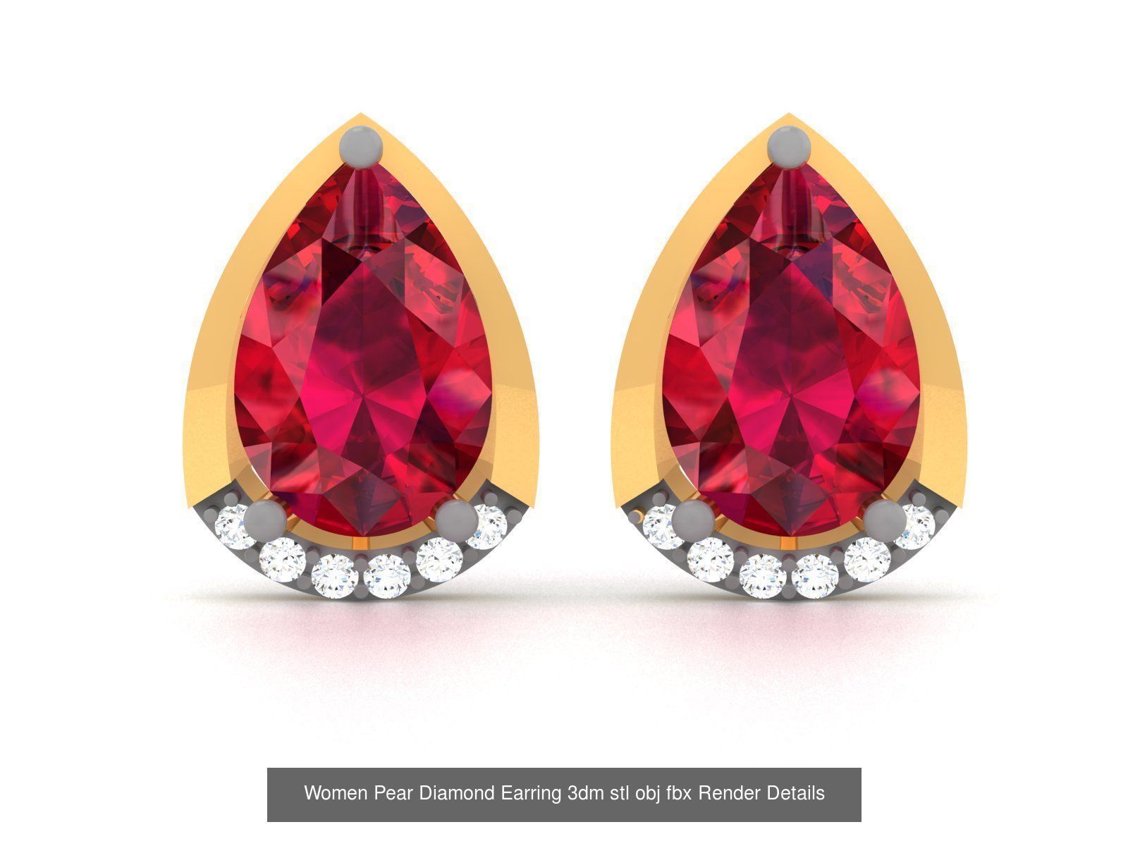17 Women Pear Diamond Earrings Collection _9
