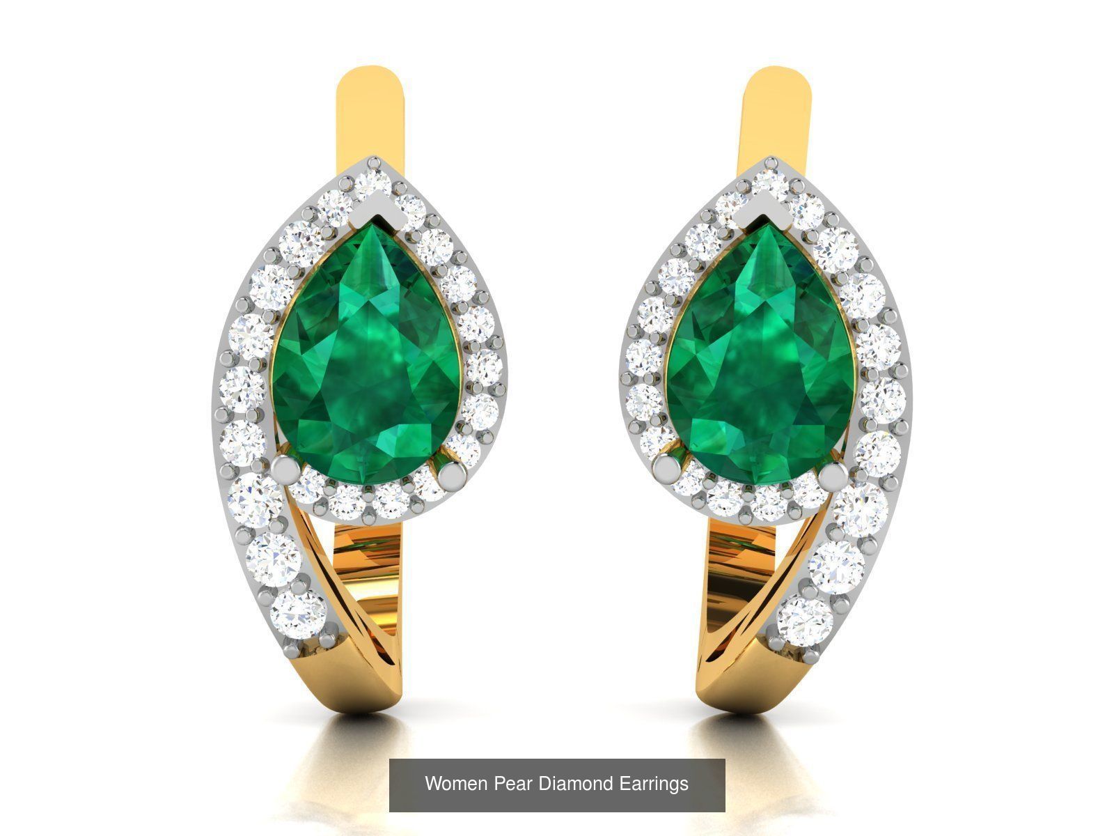 17 Women Pear Diamond Earrings Collection _16