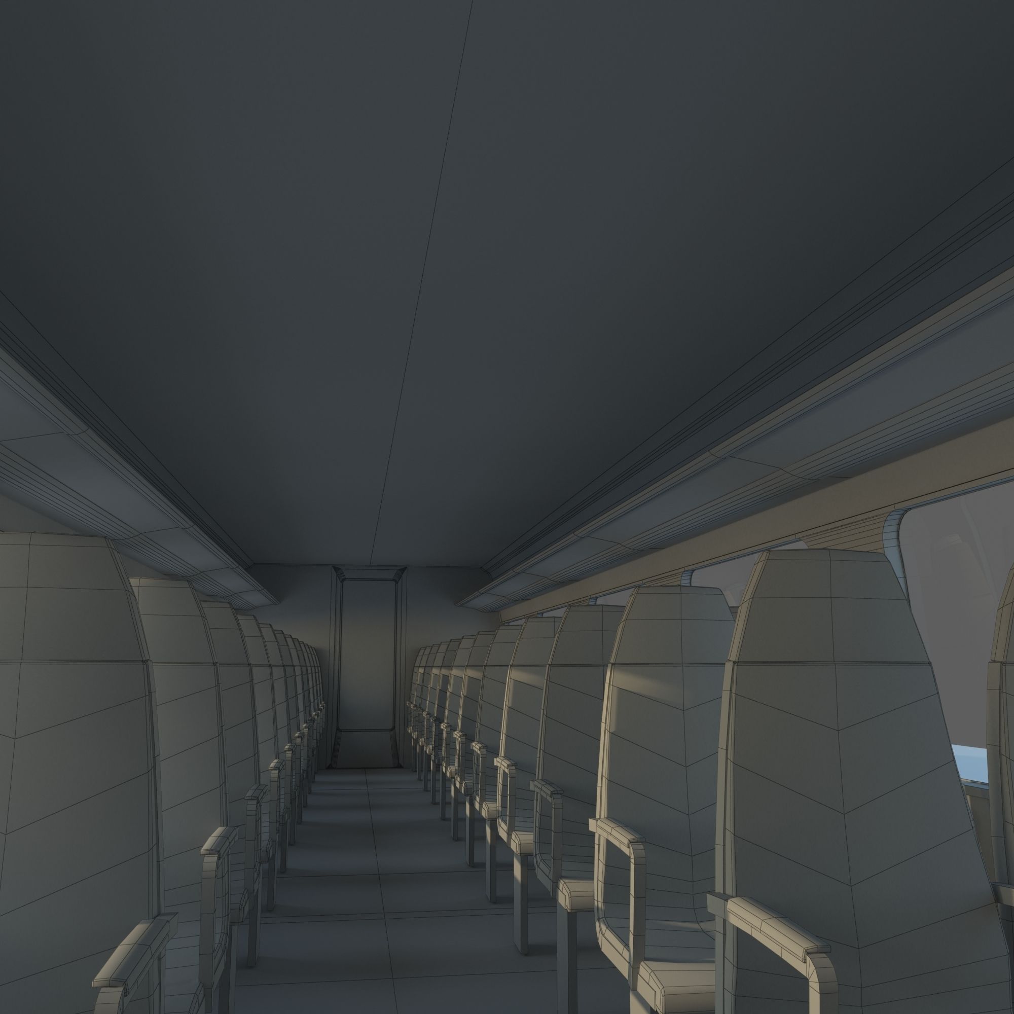 Hi-speed Electric Train Sapsan Siemens Velaro RUS  3D model_21