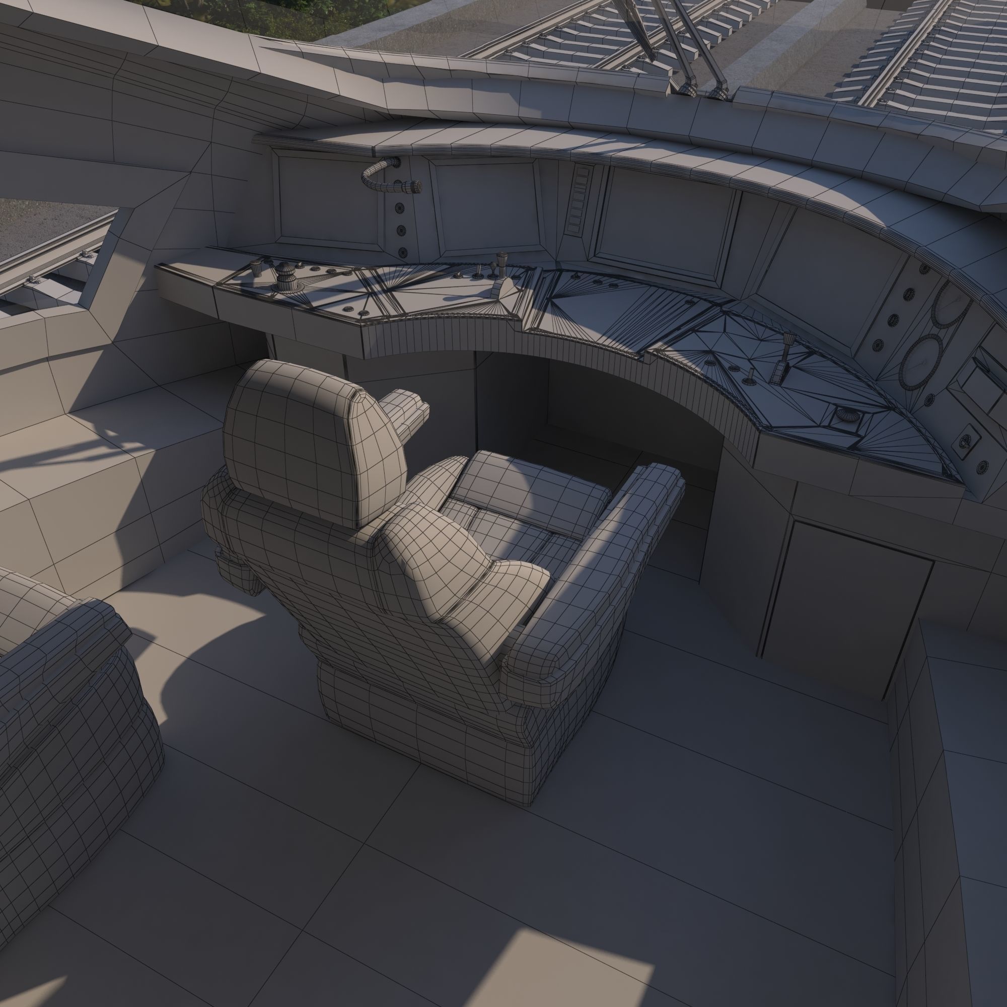 Hi-speed Electric Train Sapsan Siemens Velaro RUS  3D model_20