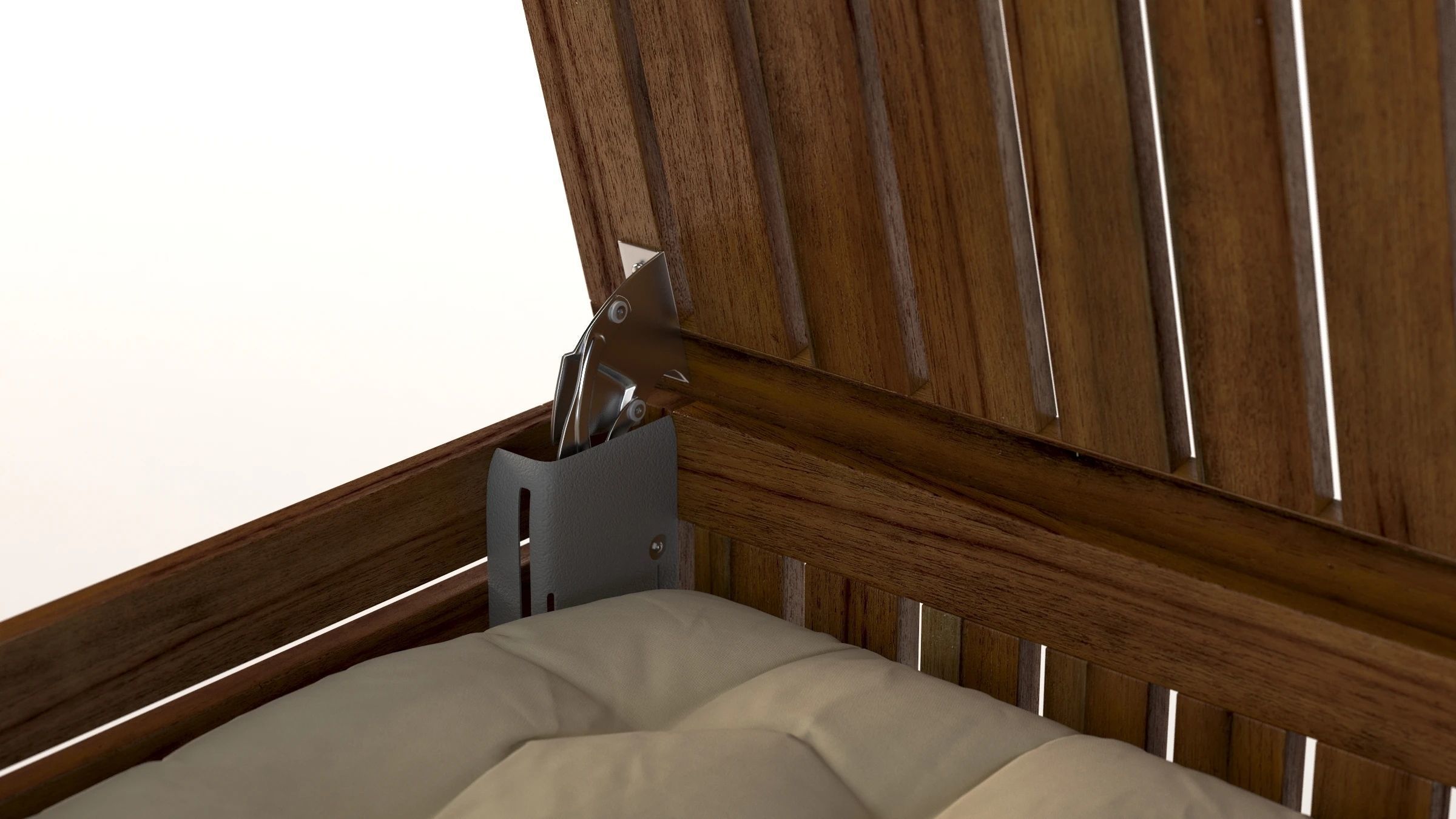 IKEA Applaro Bench with Storage Bag 3D model_8