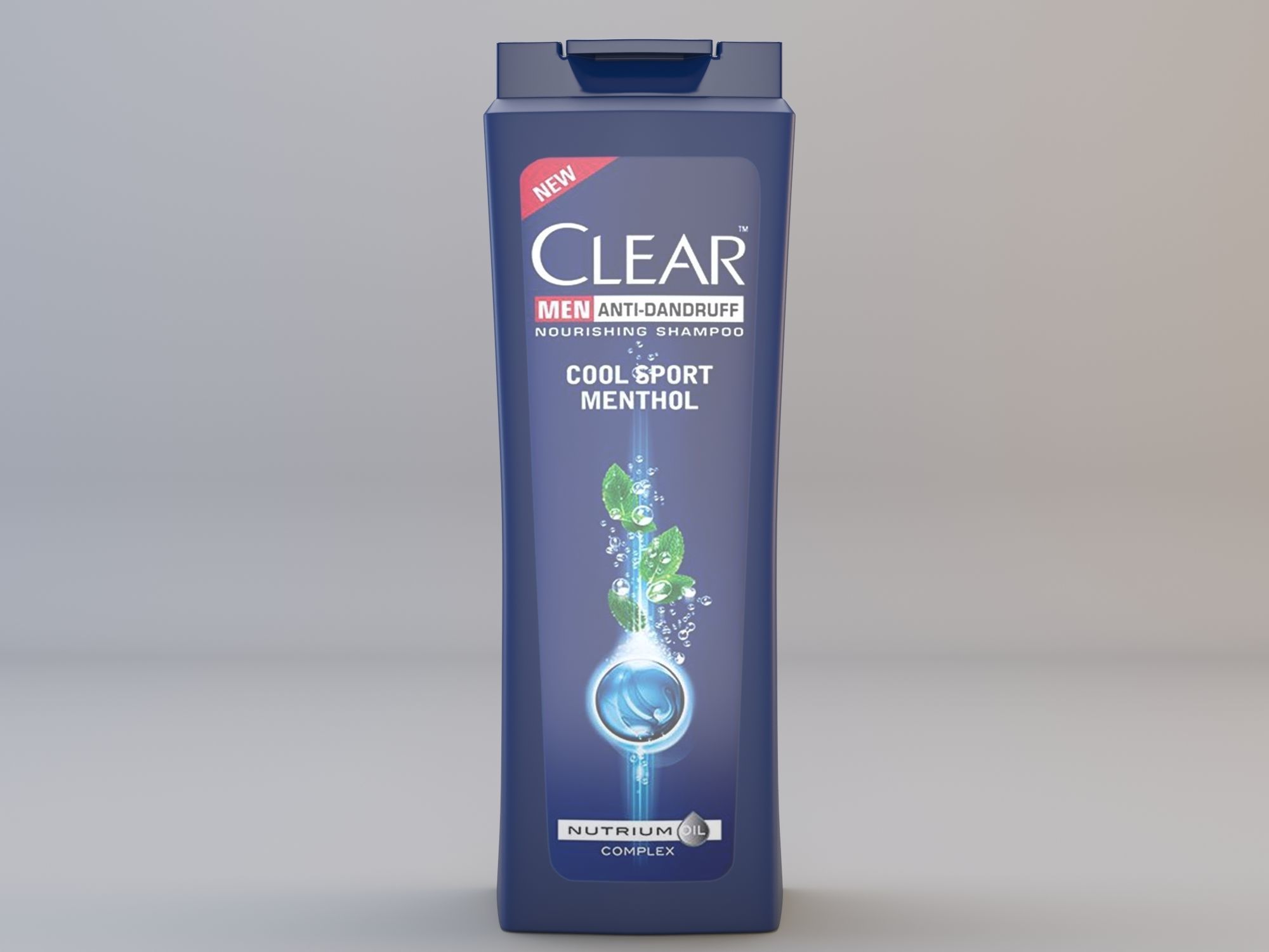 Clear shampoo 3D model_1