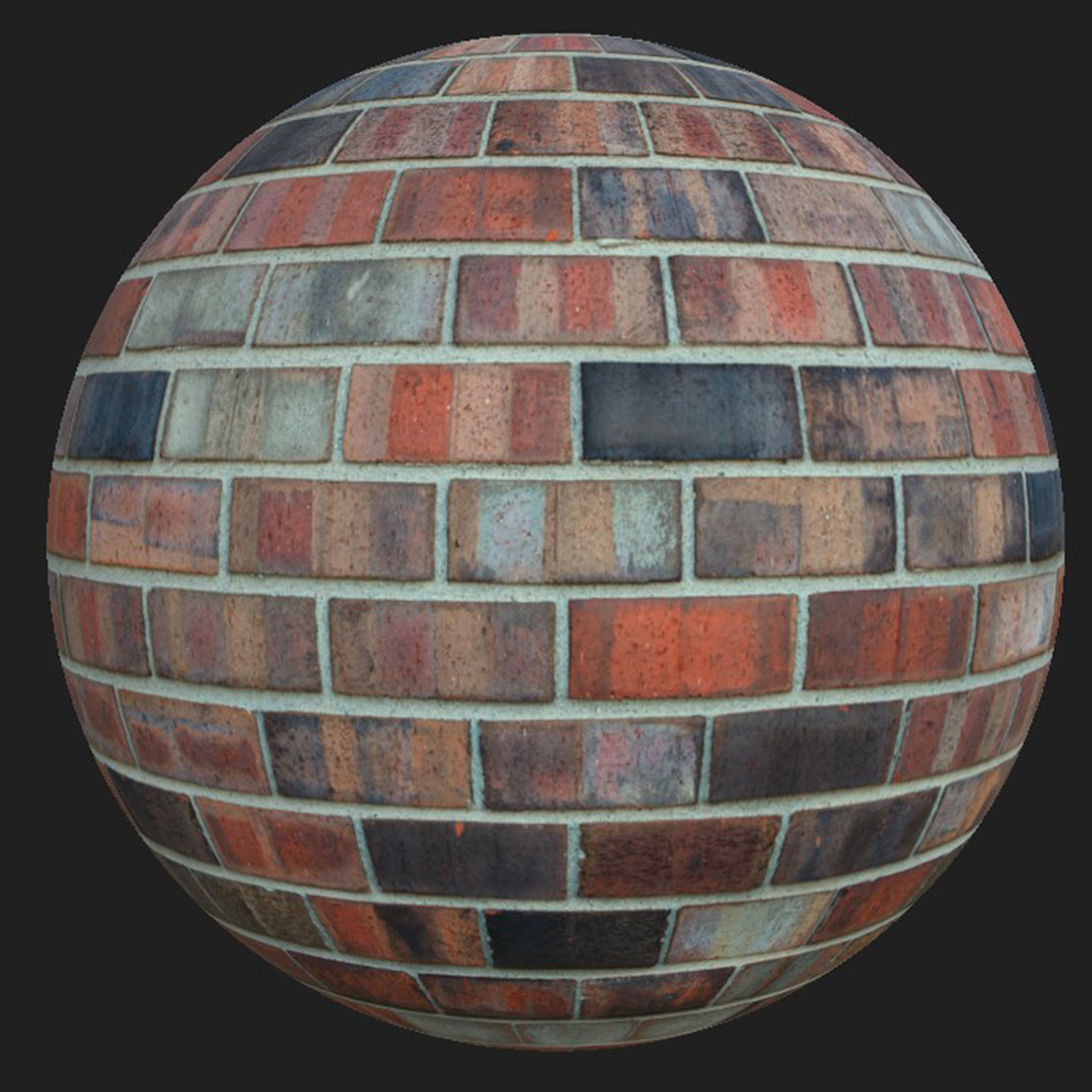 Brick Material Pack Low-poly 3D model_7