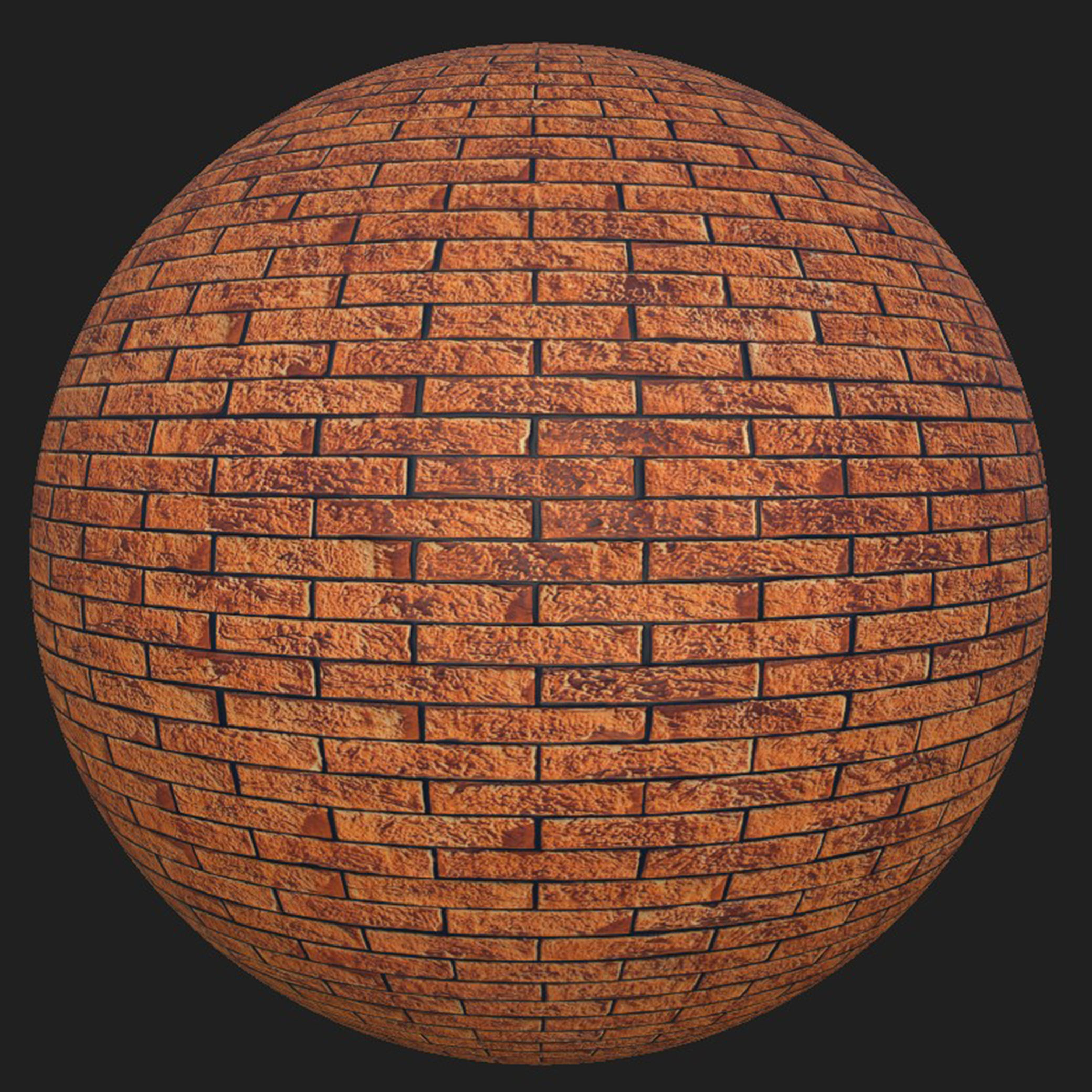 Brick Material Pack Low-poly 3D model_4