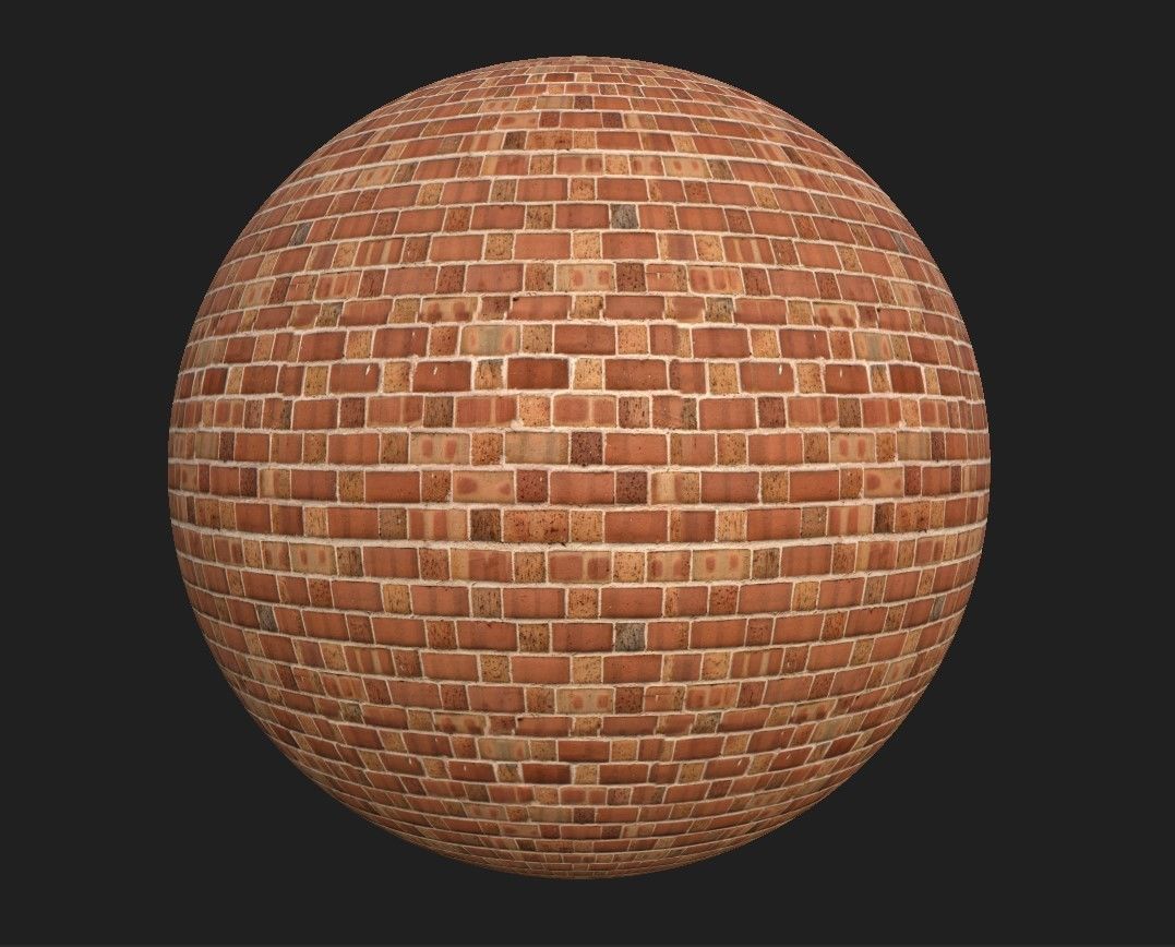 Brick Material Pack Low-poly 3D model_12