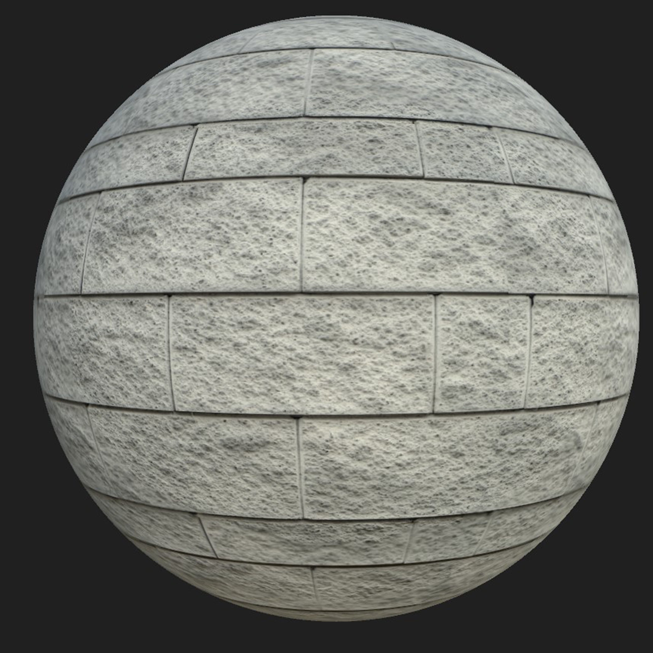 Brick Material Pack Low-poly 3D model_9