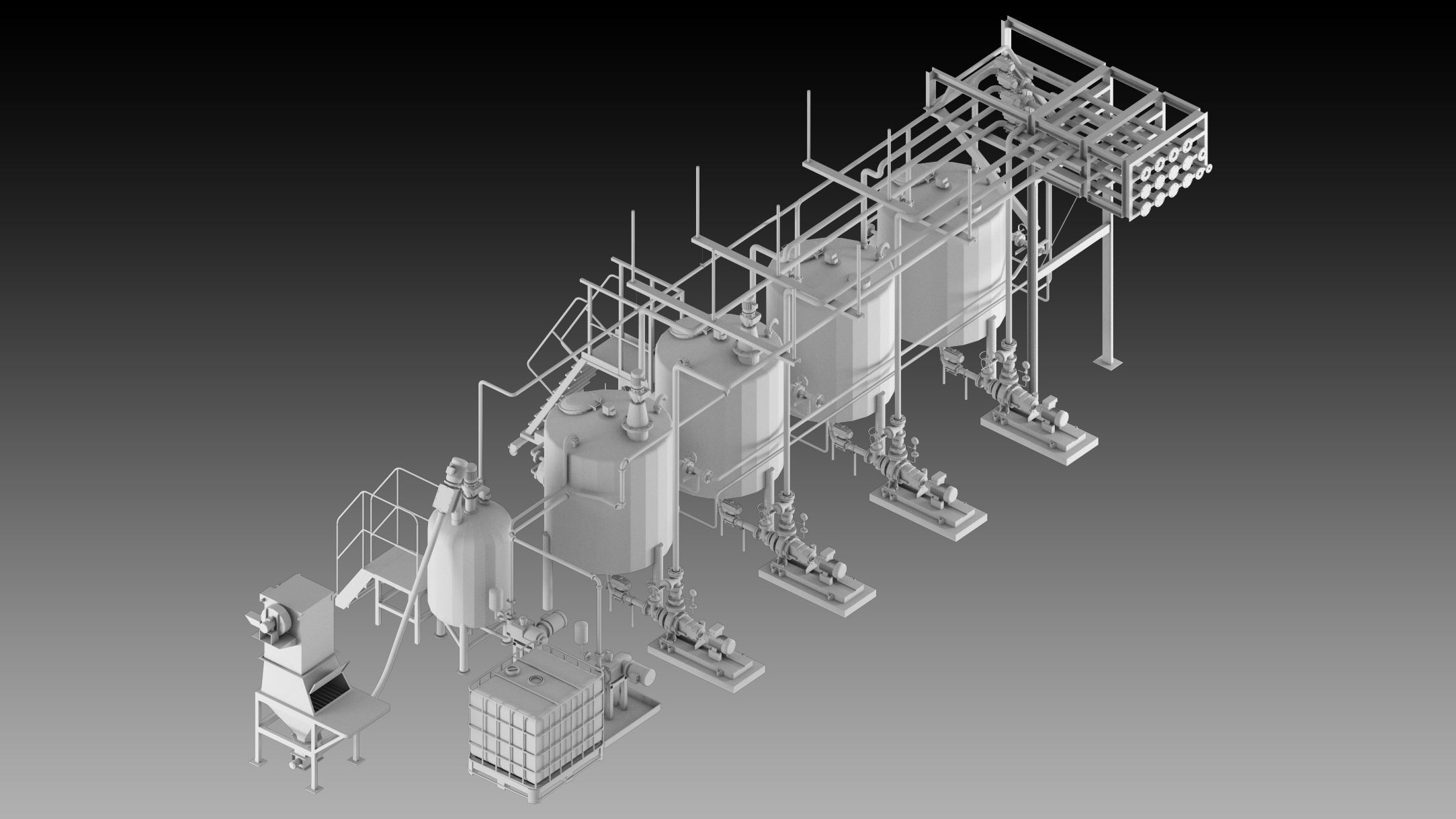 5 Factory Props- High detail 3d models- Vol 07 Low-poly 3D model_5