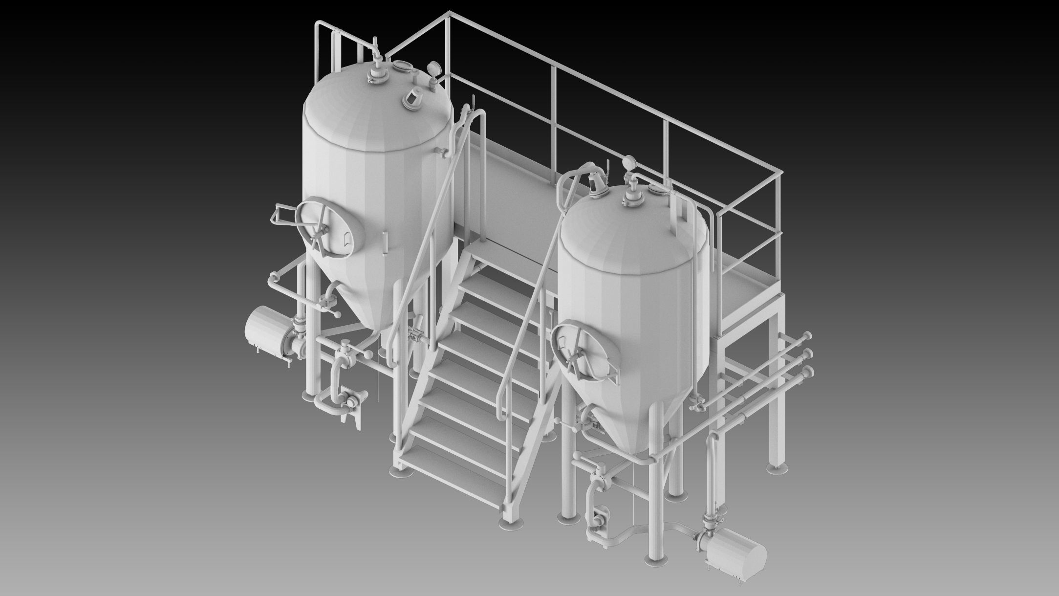 8 Factory Props- High detail 3d models- Vol 08 Low-poly 3D model_2