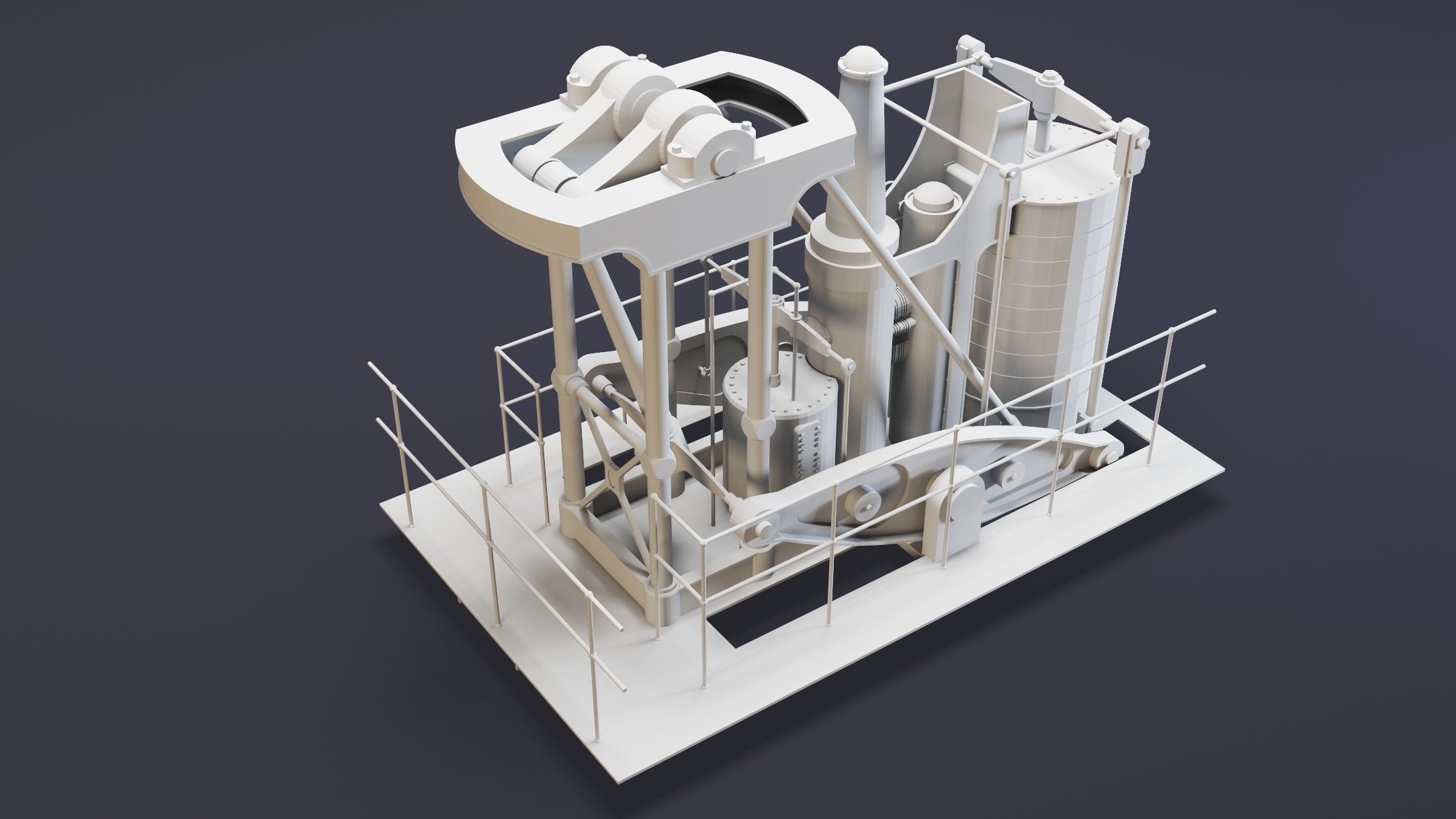 4- Steampunk Engines- High detail 3d models 3D model_4