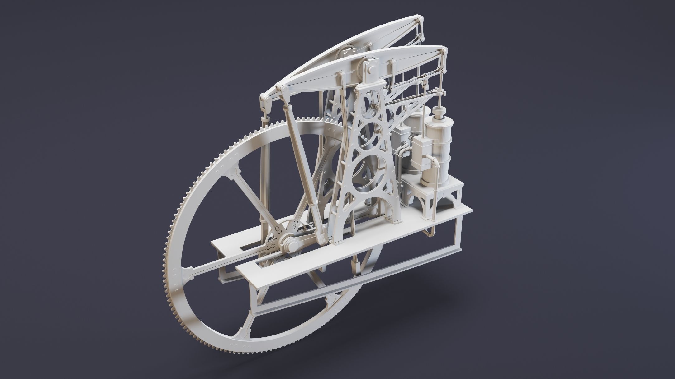4- Steampunk Engines- High detail 3d models 3D model_2